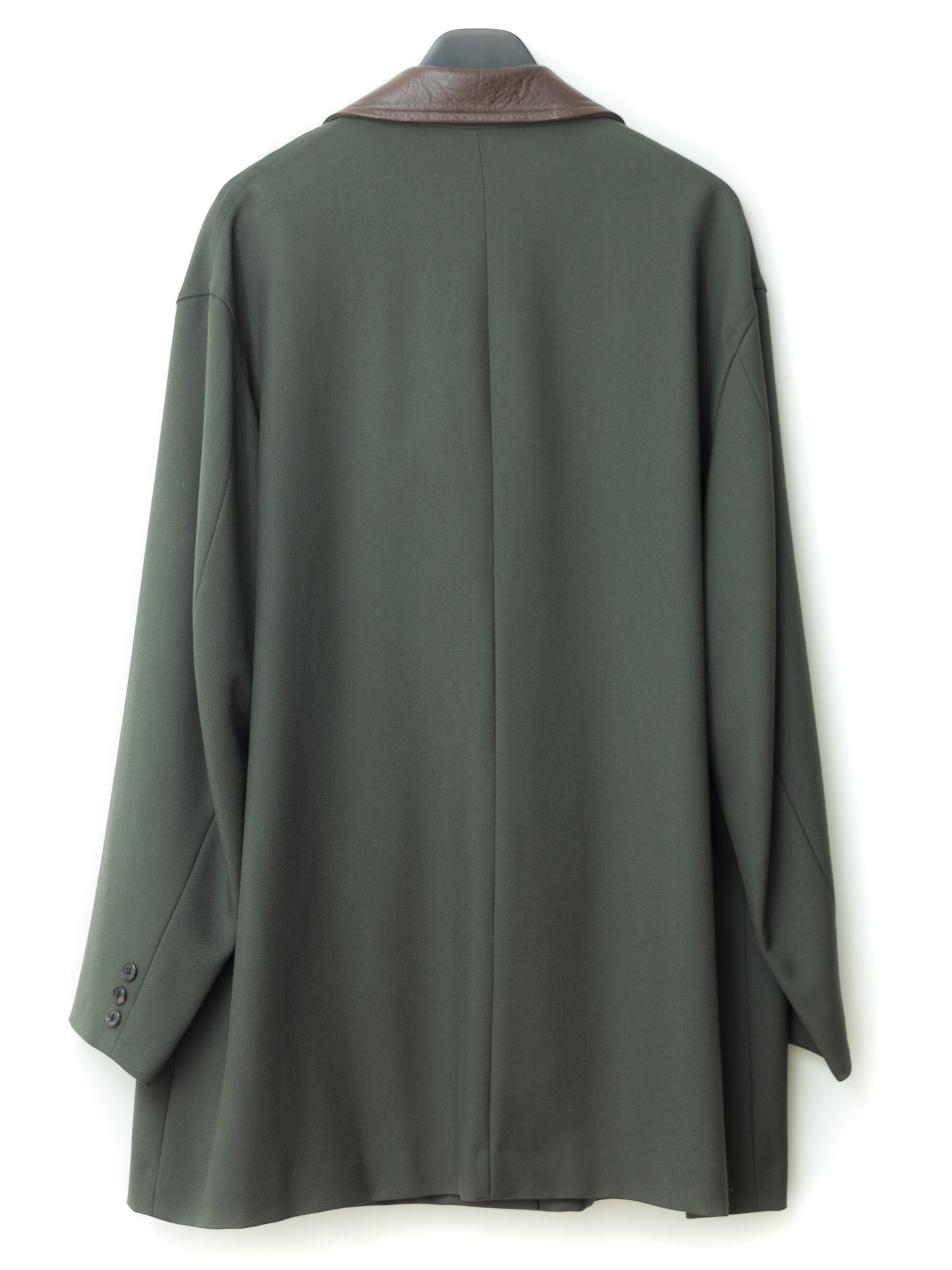 double breasted coat loden ∙ wool ∙ medium