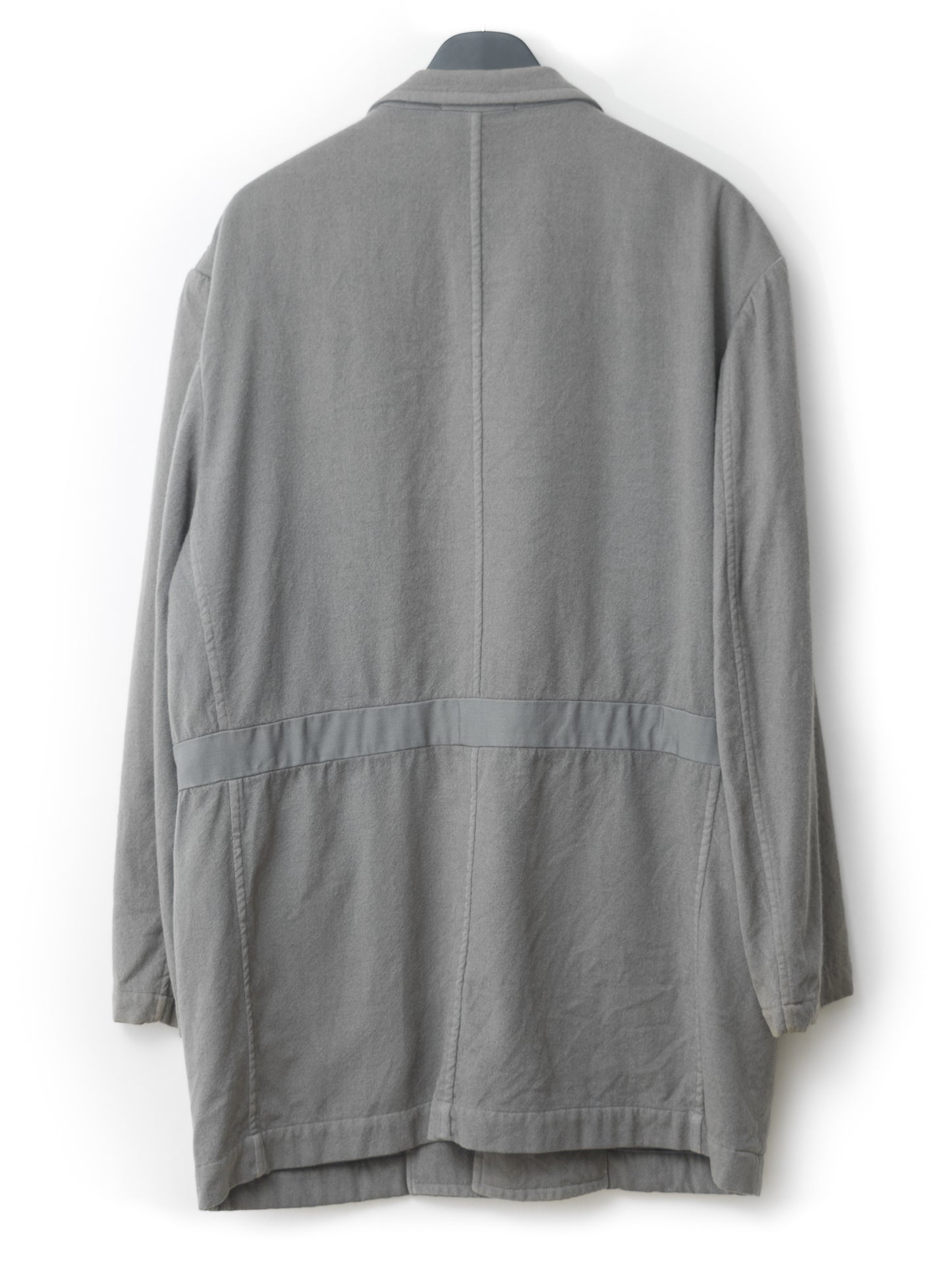 a/w 03 garment dyed tailored jacket ash ∙ wool ∙ small