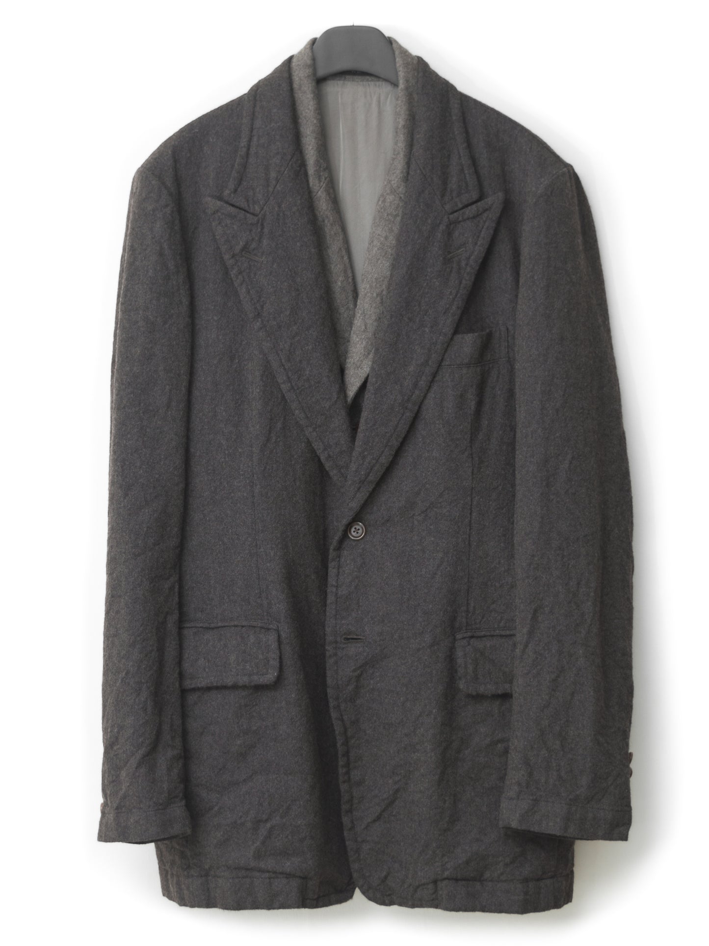 a/w 03 tailored liner jacket soil brown ∙ wool ∙ medium