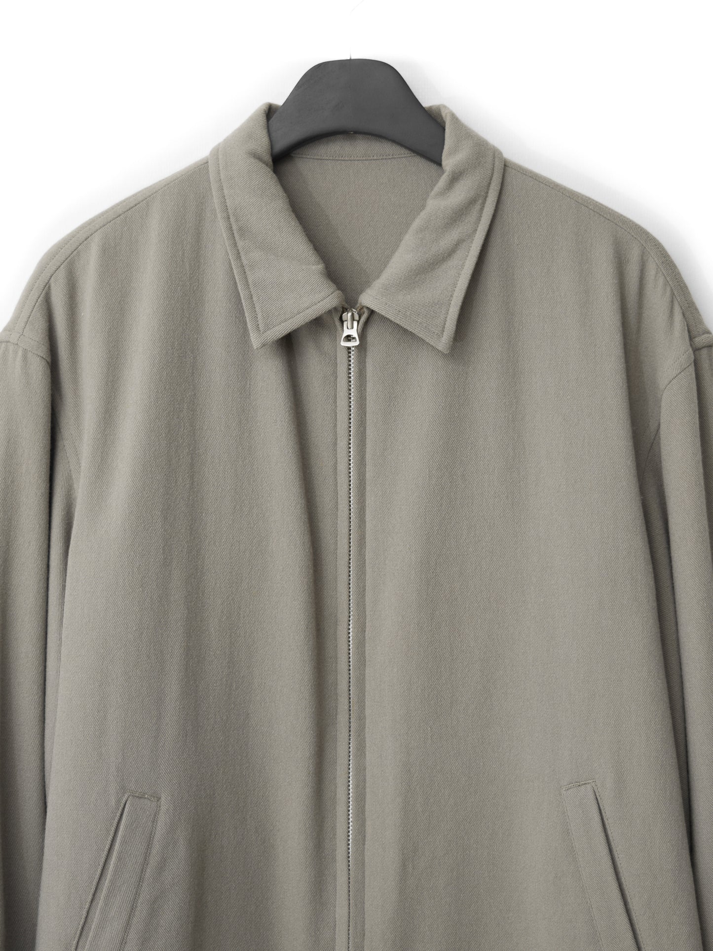 zip front hunting blouson sand ∙ wool nylon ∙ one size