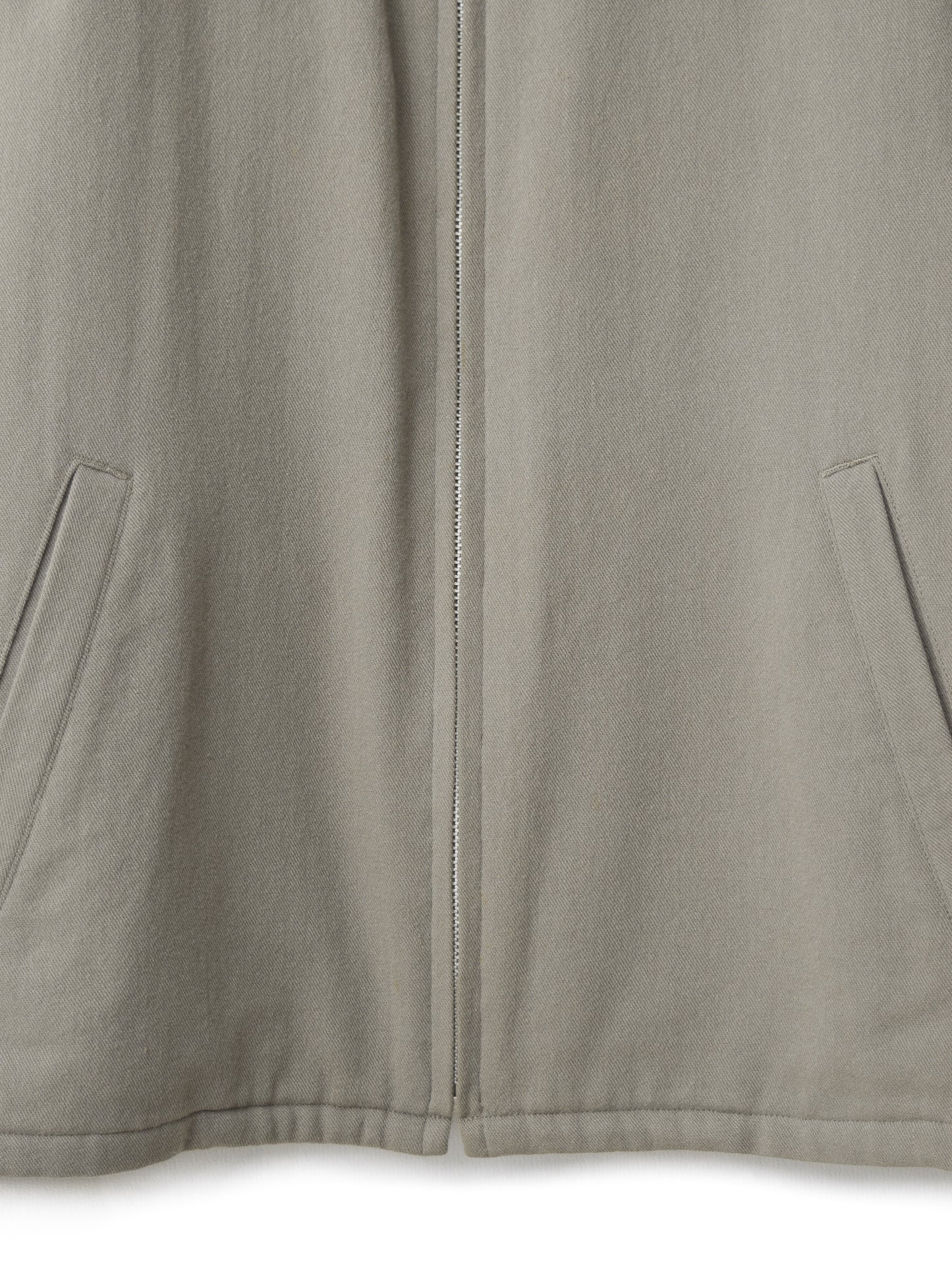 zip front hunting blouson sand ∙ wool nylon ∙ one size