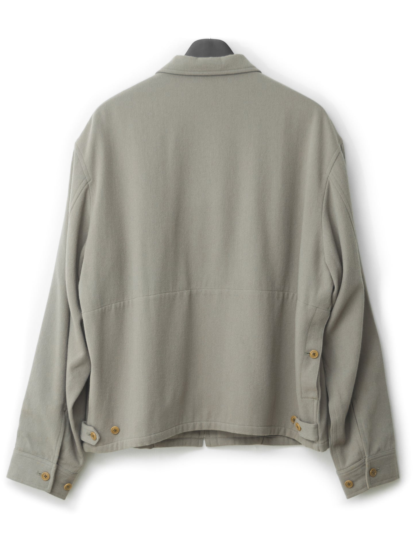 zip front hunting blouson sand ∙ wool nylon ∙ one size