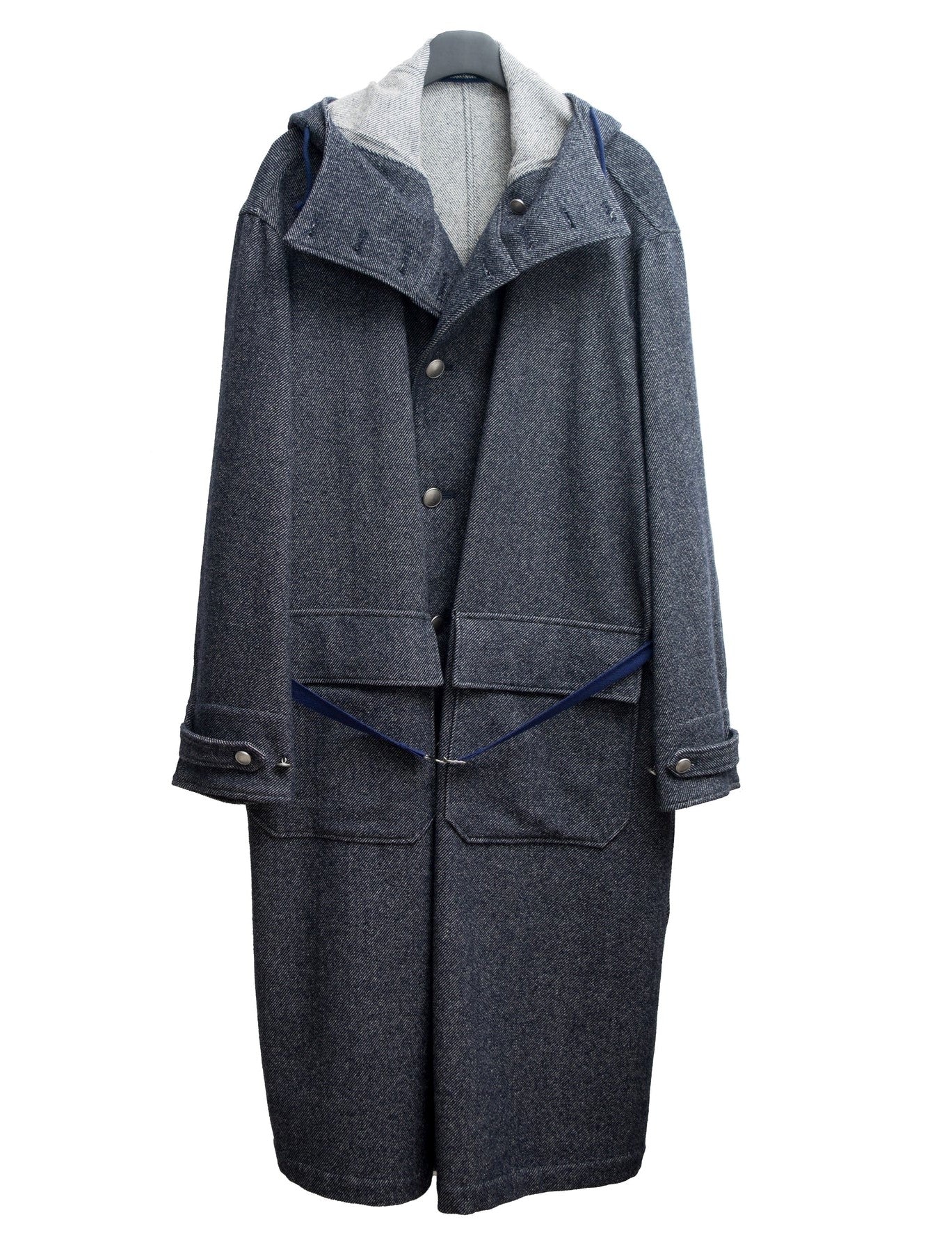 mountain parka navy ∙ wool tweed ∙ medium