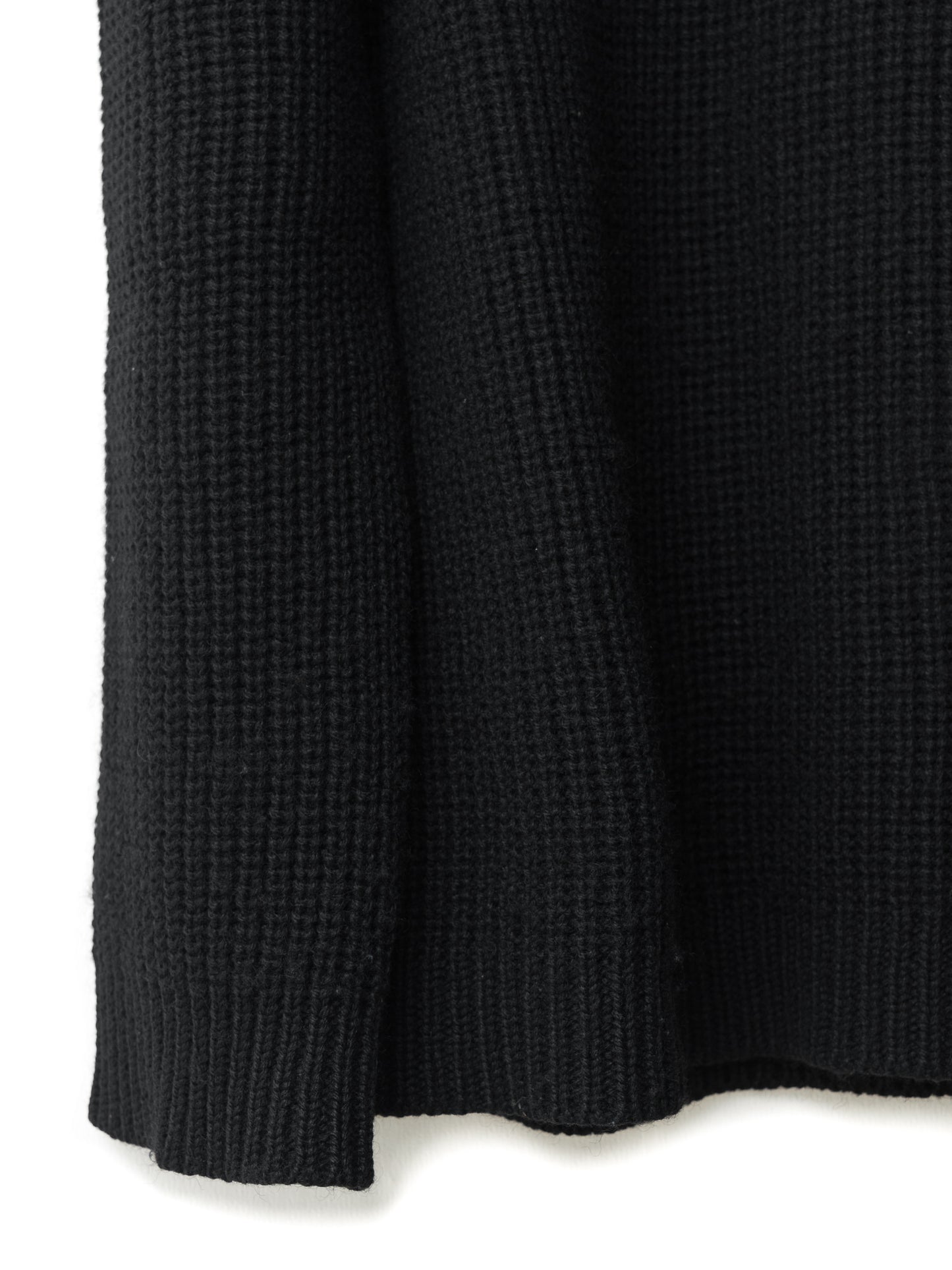 a/w 03 heavy funnelneck sweater black ∙ wool ∙ medium