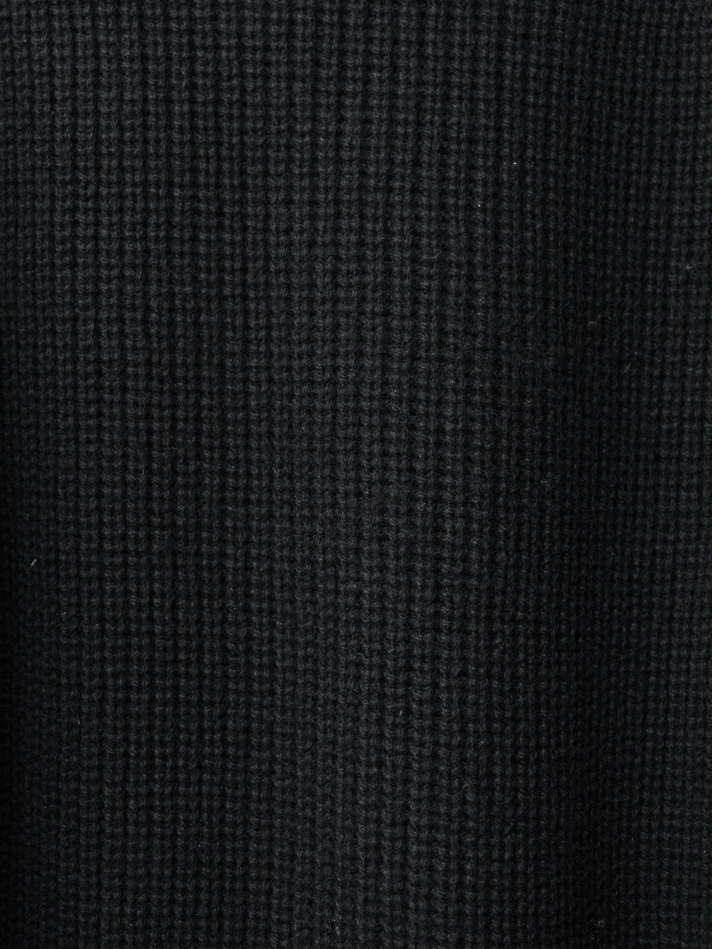 a/w 03 heavy funnelneck sweater black ∙ wool ∙ medium