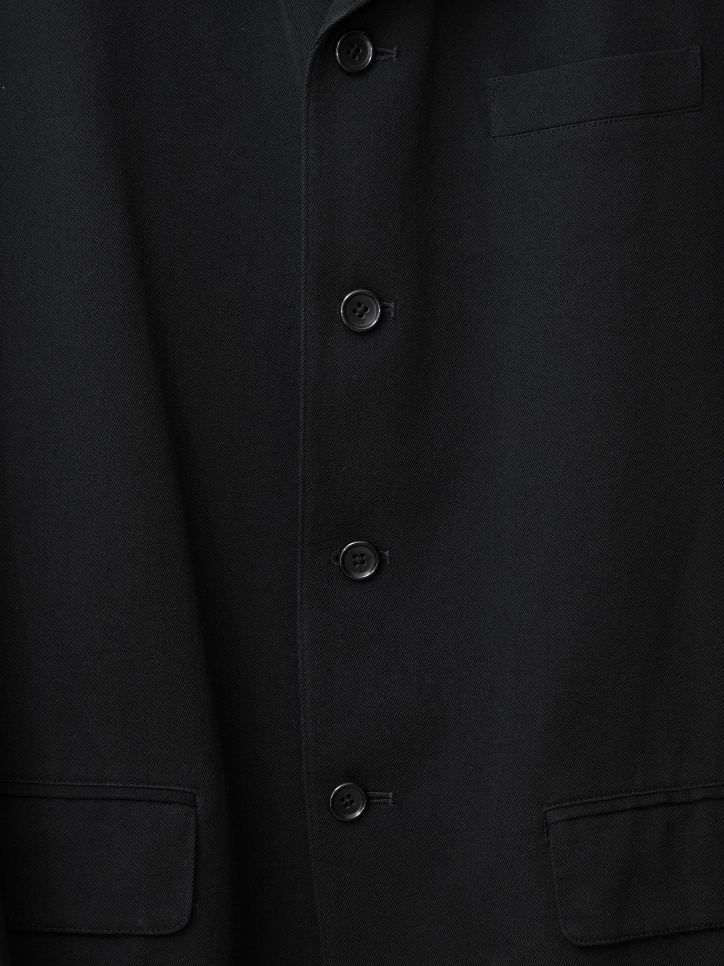 a/w 00 sailor collar tailored jacket black ∙ wool cotton ∙ medium