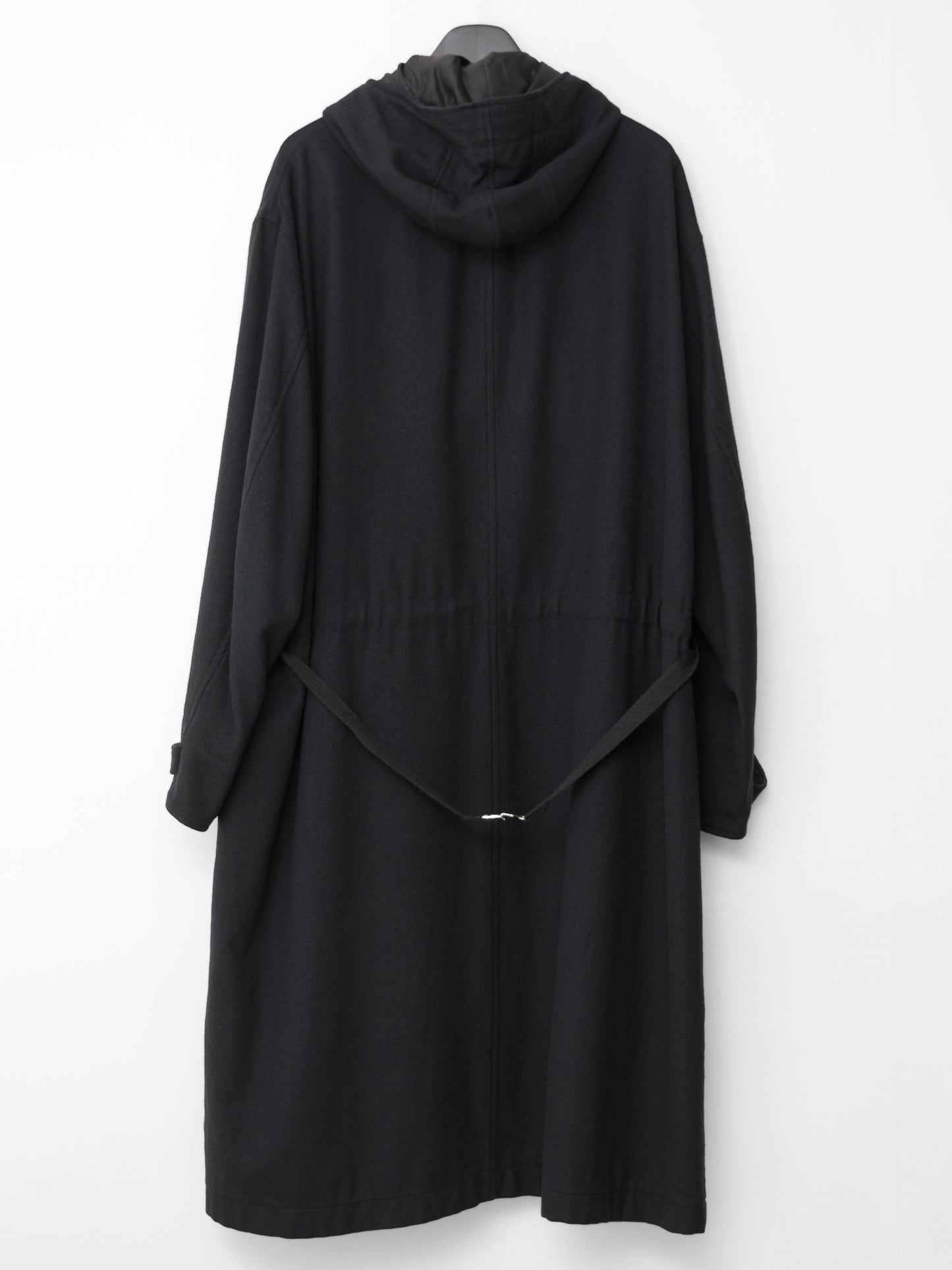 mountain parka black ∙ melton wool ∙ medium