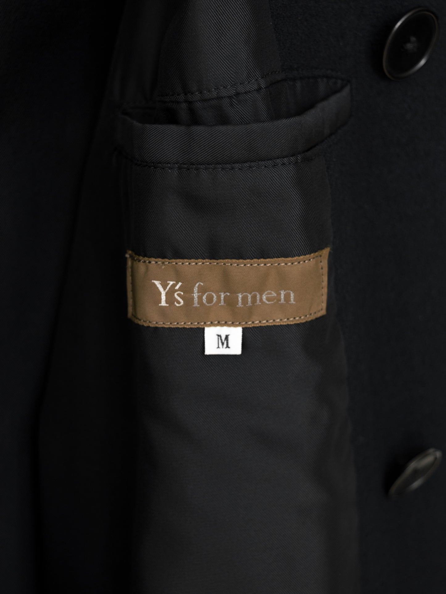 mountain parka black ∙ melton wool ∙ medium
