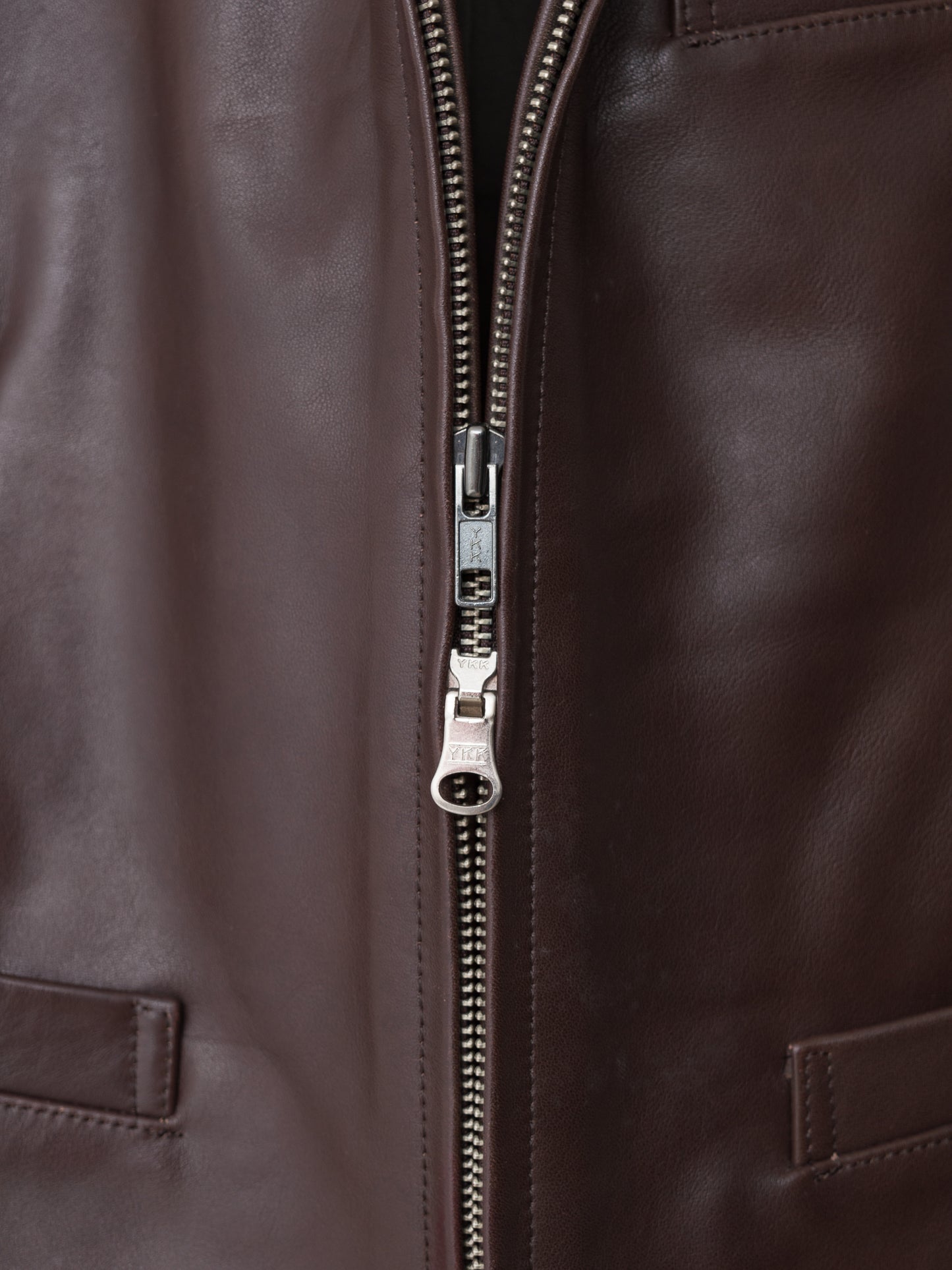 double zip waistcoat ∙ cowhide ∙ one size
