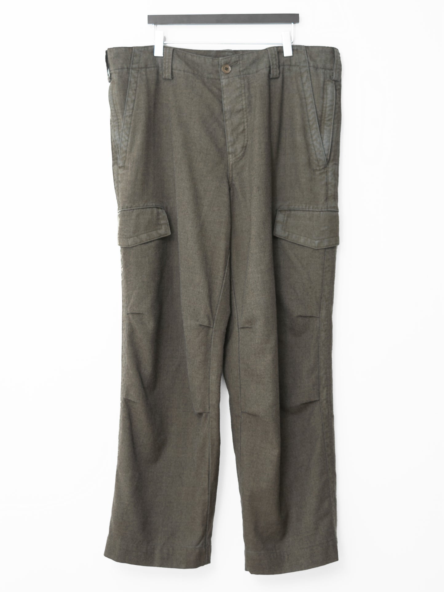 a/w 08 pigment printed cargo pants aged brown ∙ wool ∙ medium