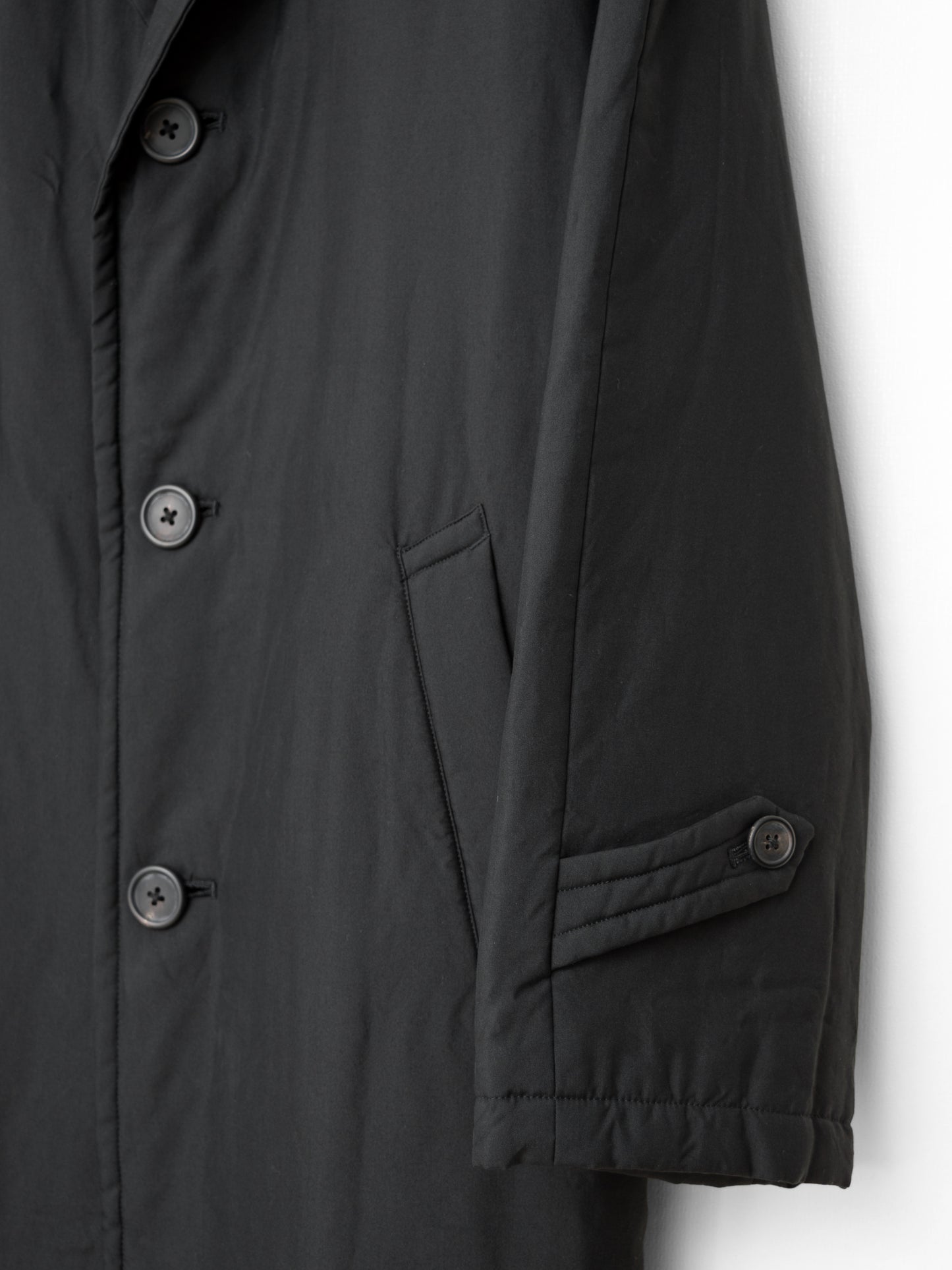 padded coat black ∙ silk ∙ one size