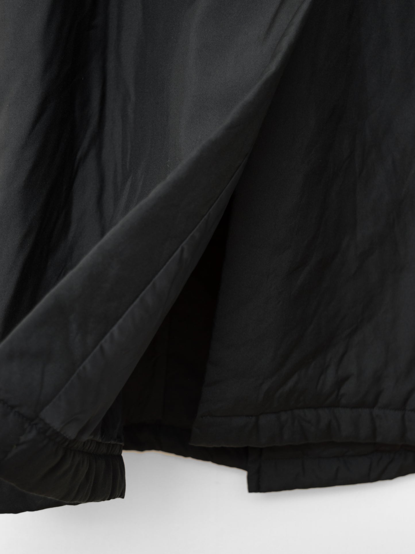 padded coat black ∙ silk ∙ one size