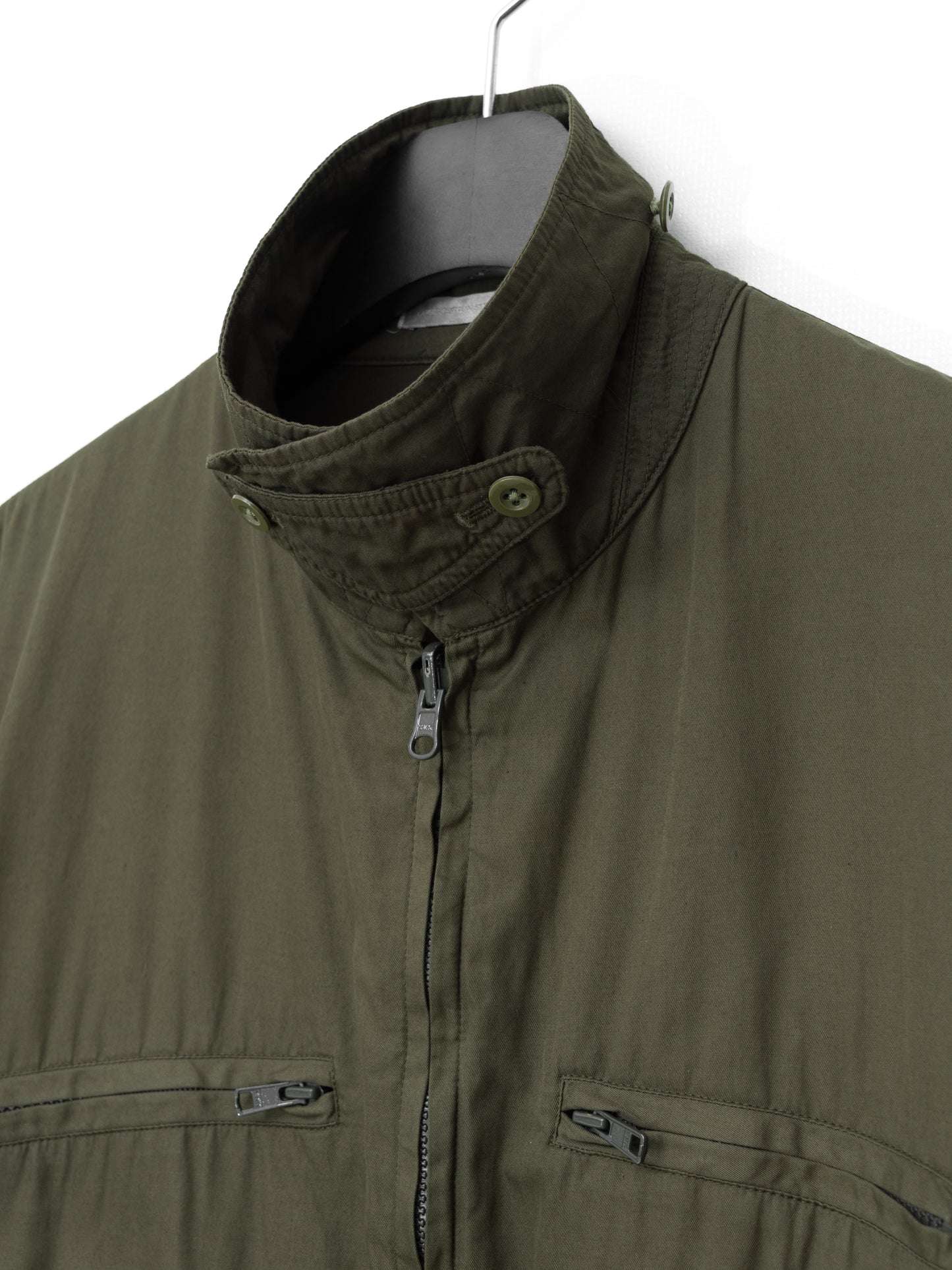 a/w 09 garment dyed reversible field jacket mud ∙ cotton ∙ small