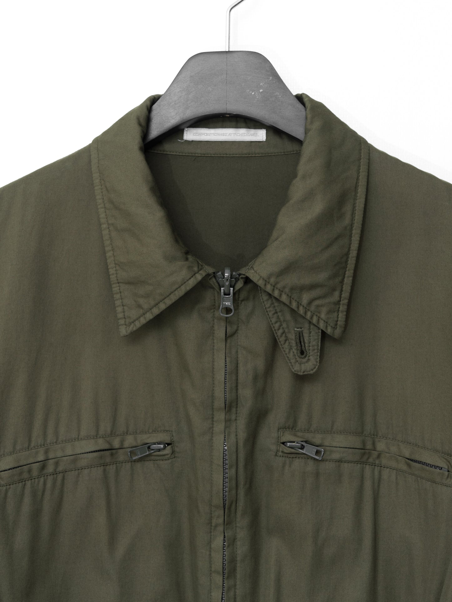 a/w 09 garment dyed reversible field jacket mud ∙ cotton ∙ small