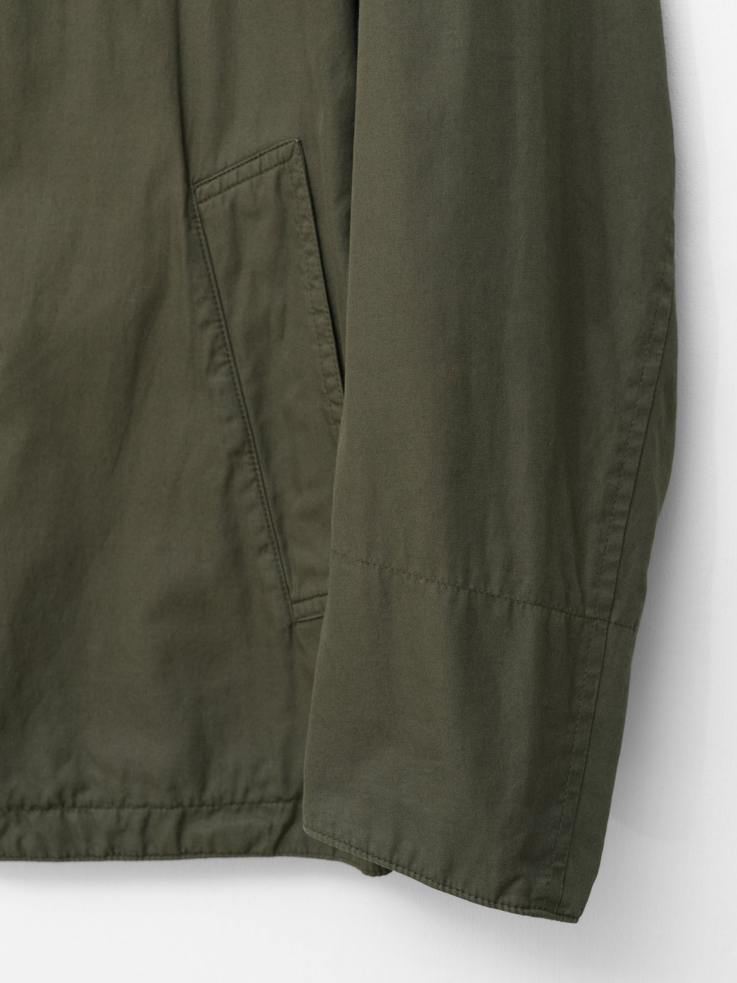 a/w 09 garment dyed reversible field jacket mud ∙ cotton ∙ small