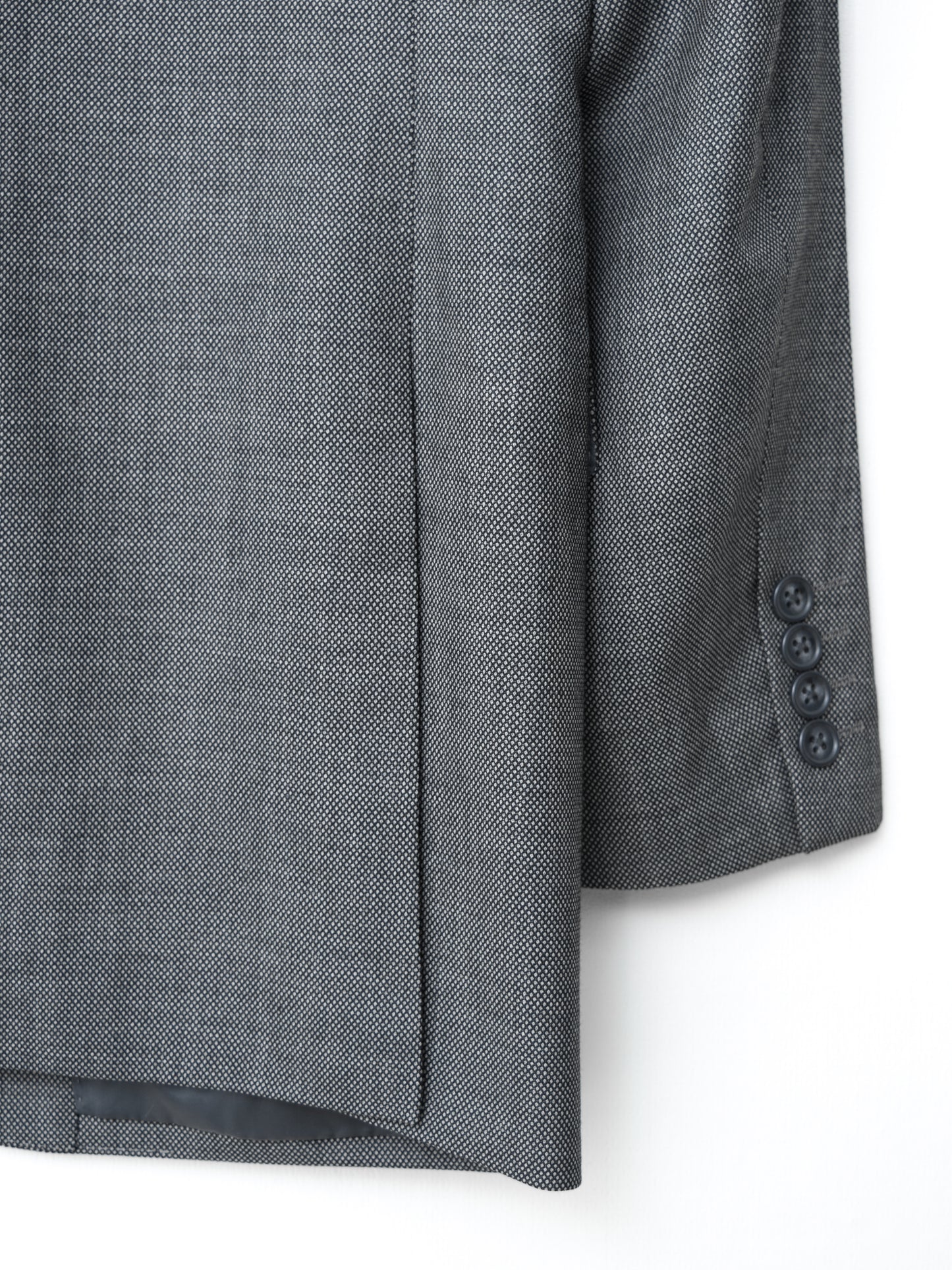 tailored jacket grey ∙ wool dobby ∙ medium