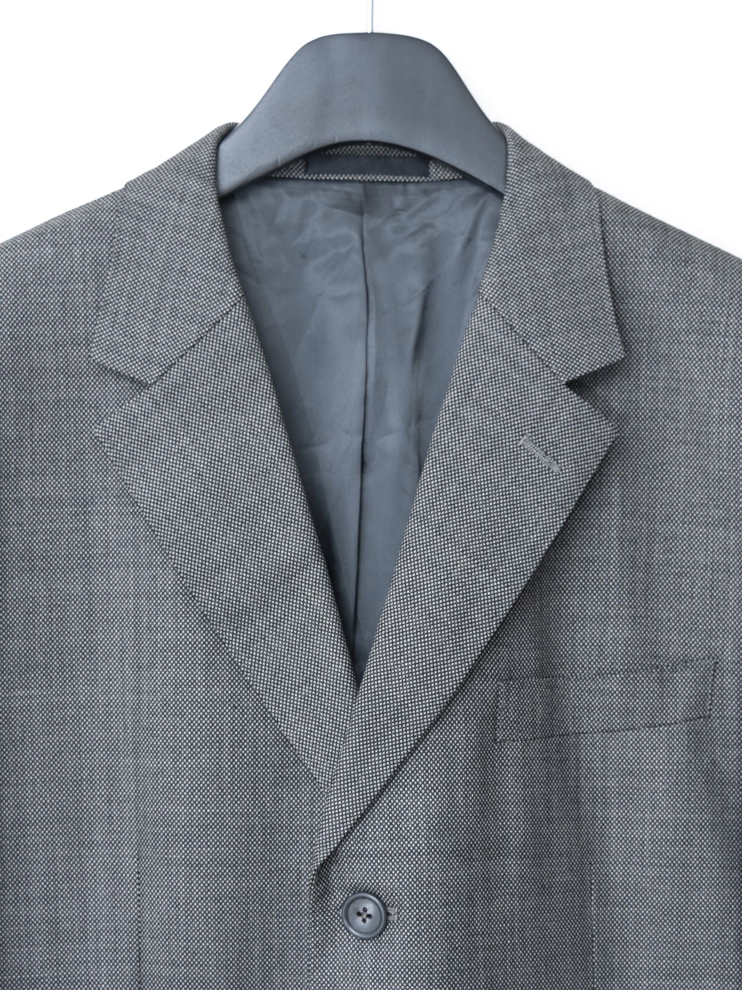 tailored jacket grey ∙ wool dobby ∙ medium