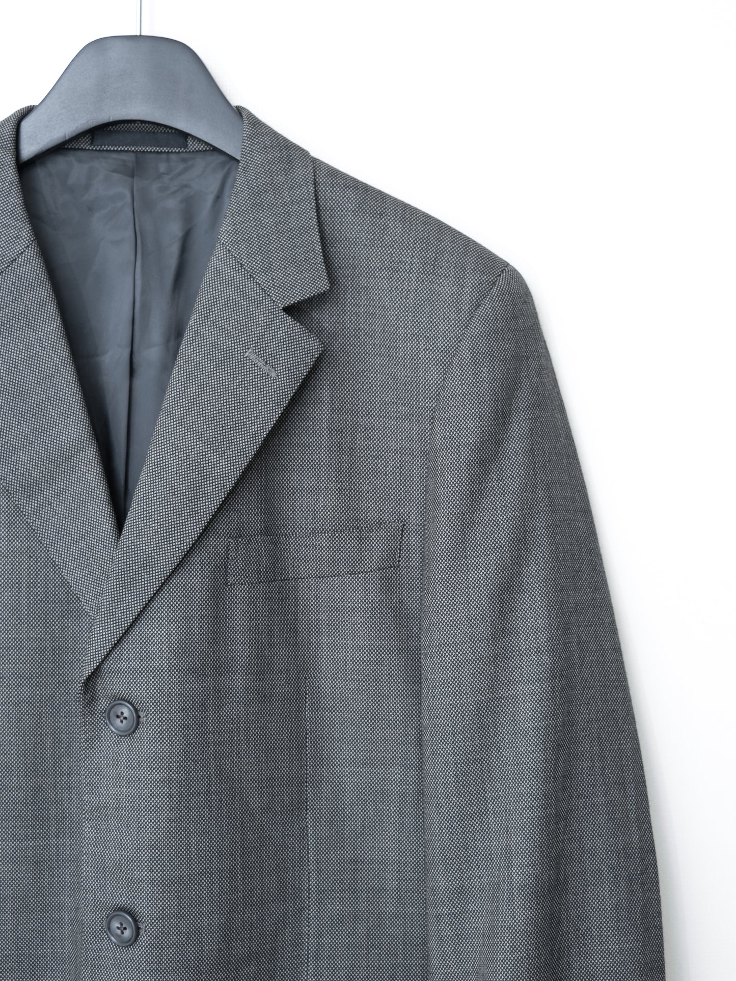 tailored jacket grey ∙ wool dobby ∙ medium