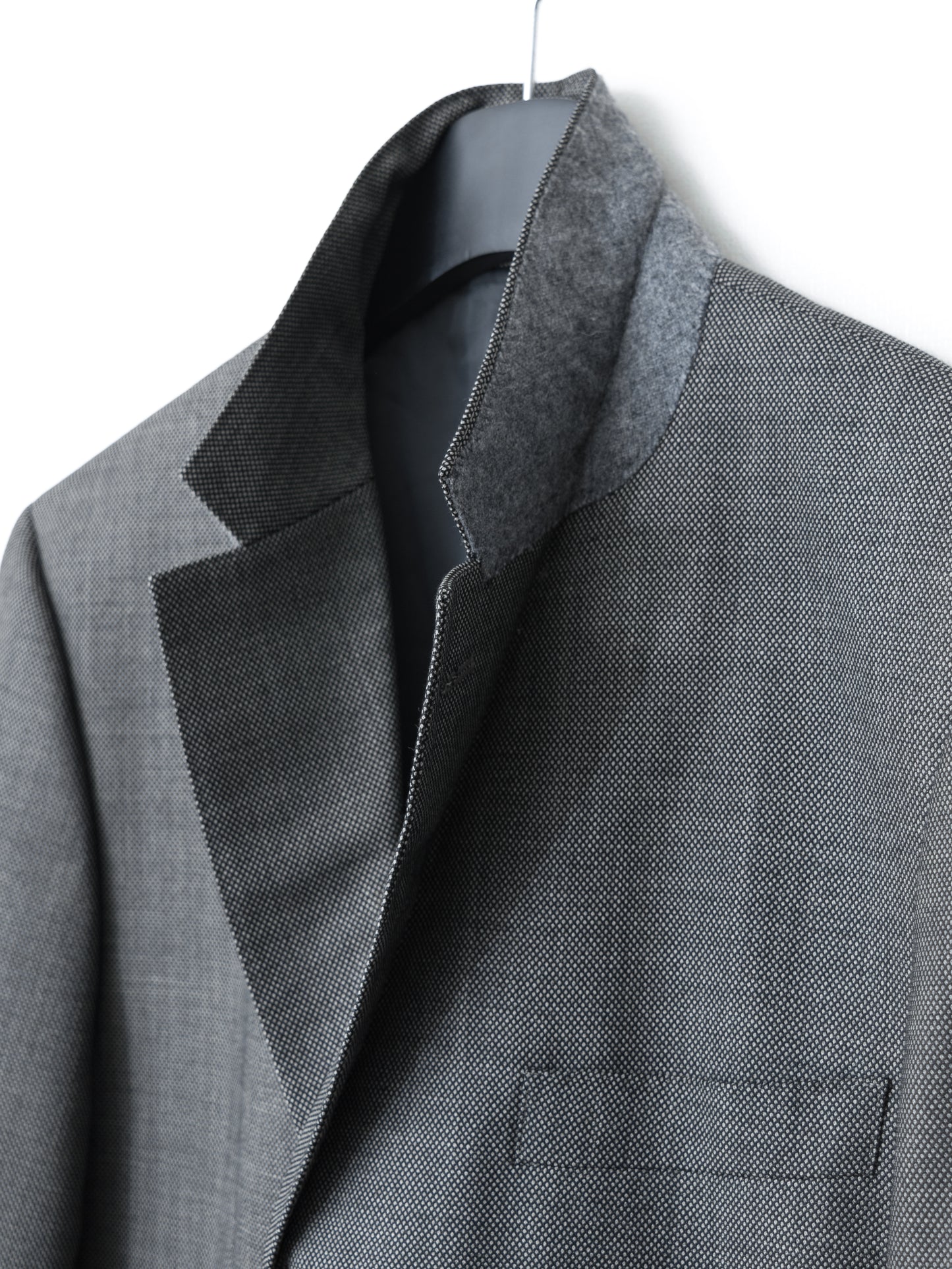 tailored jacket grey ∙ wool dobby ∙ medium
