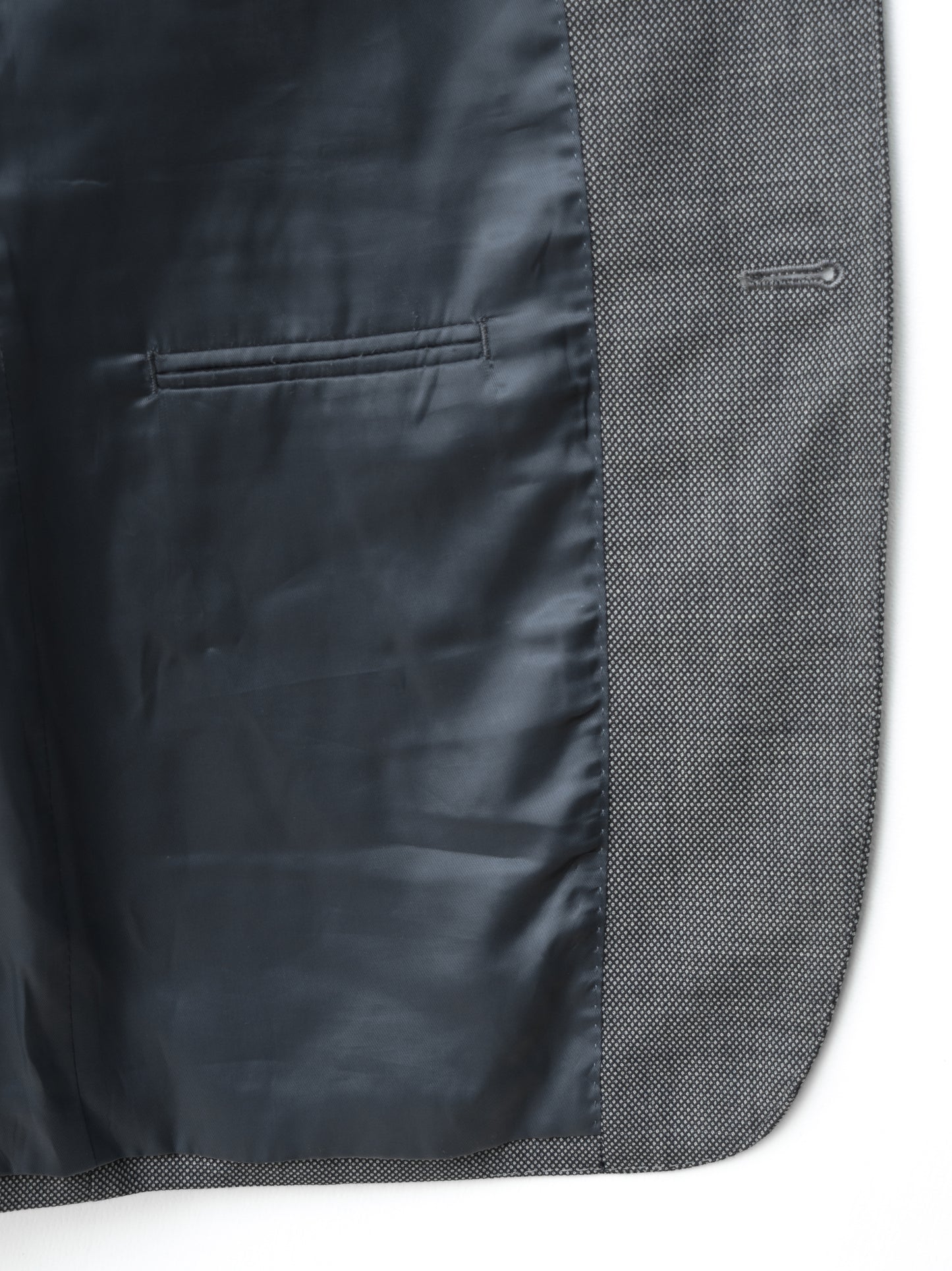 tailored jacket grey ∙ wool dobby ∙ medium