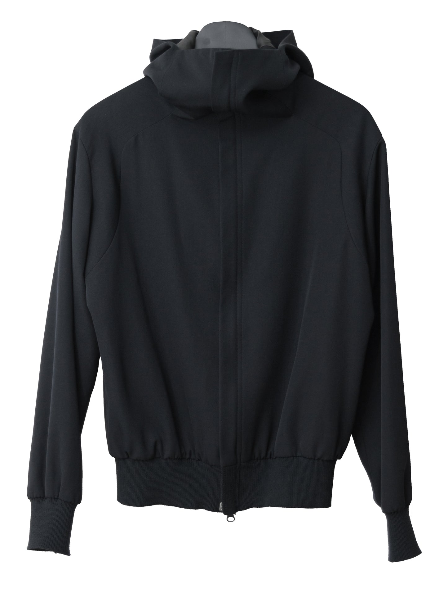 a/w 01 hooded sailor collar jacket black ∙ wool ∙ xsmall
