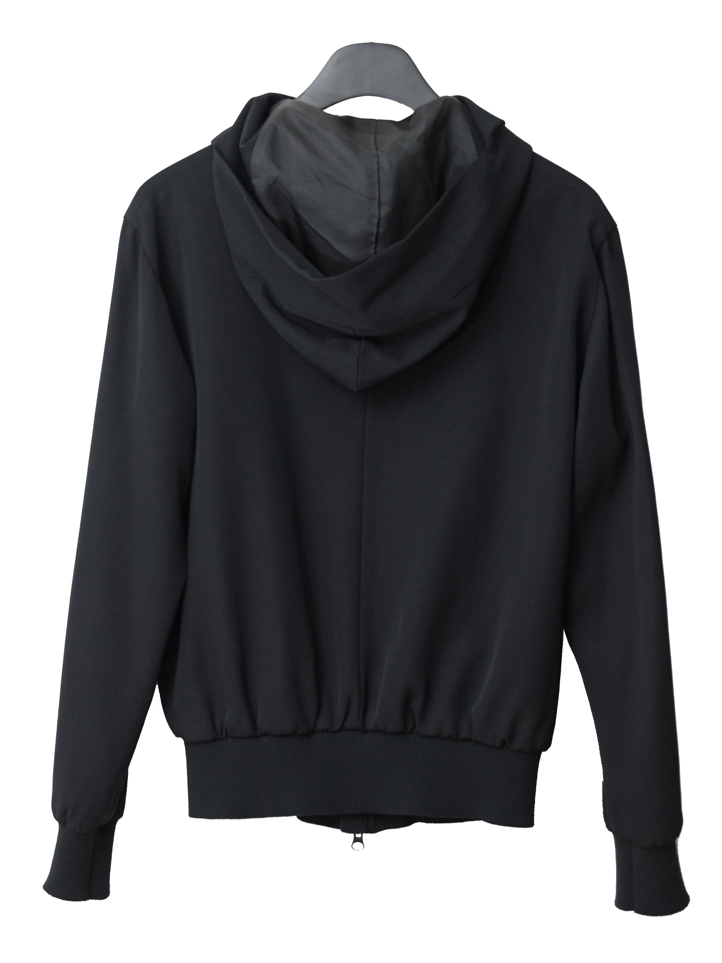 a/w 01 hooded sailor collar jacket black ∙ wool ∙ xsmall