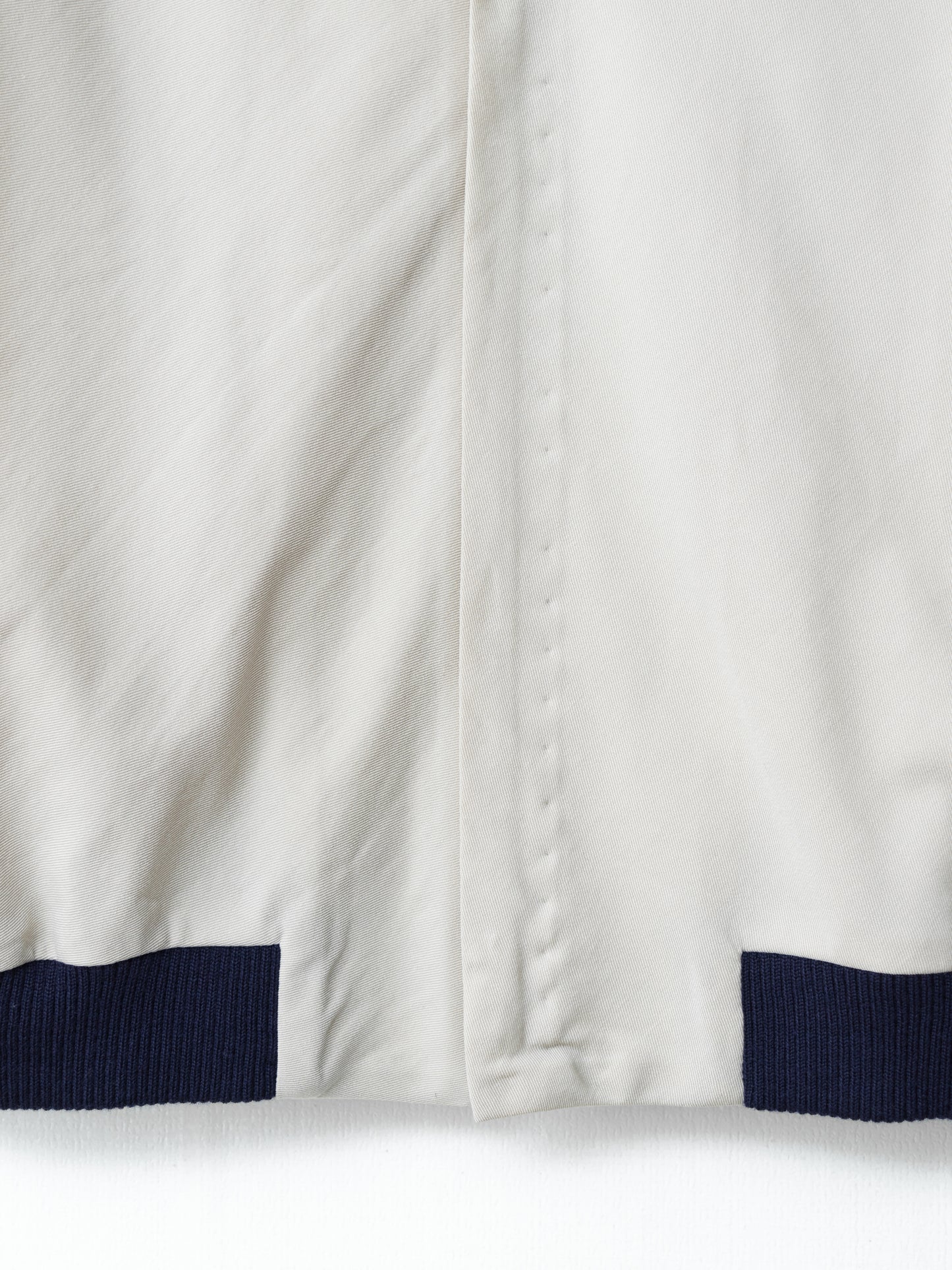 a/w 01 full zip front blouson bone ∙ wool ∙ xsmall