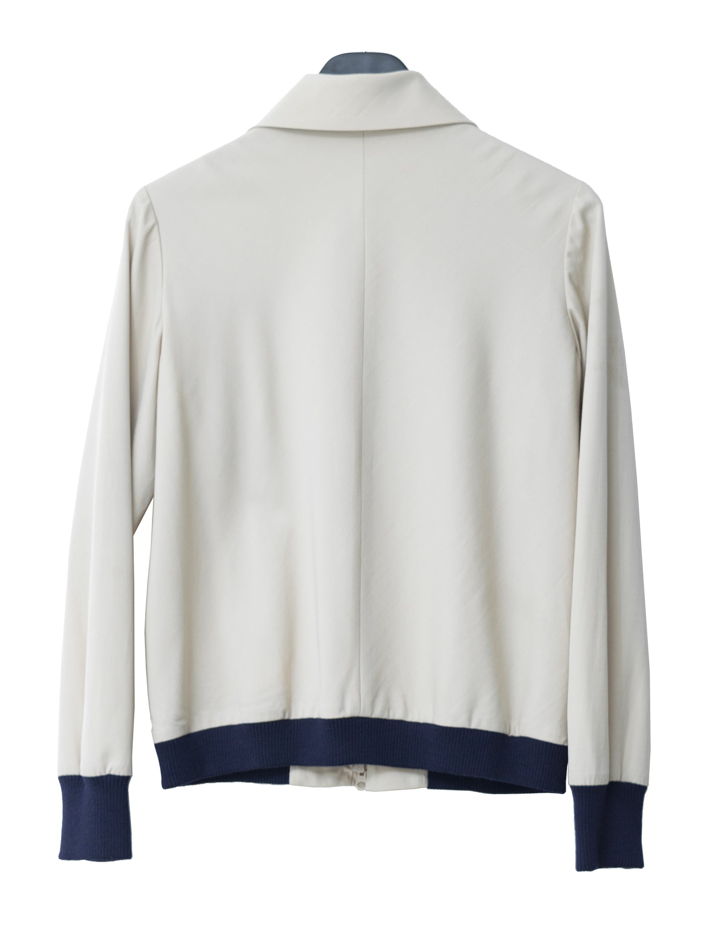 a/w 01 full zip front blouson bone ∙ wool ∙ xsmall