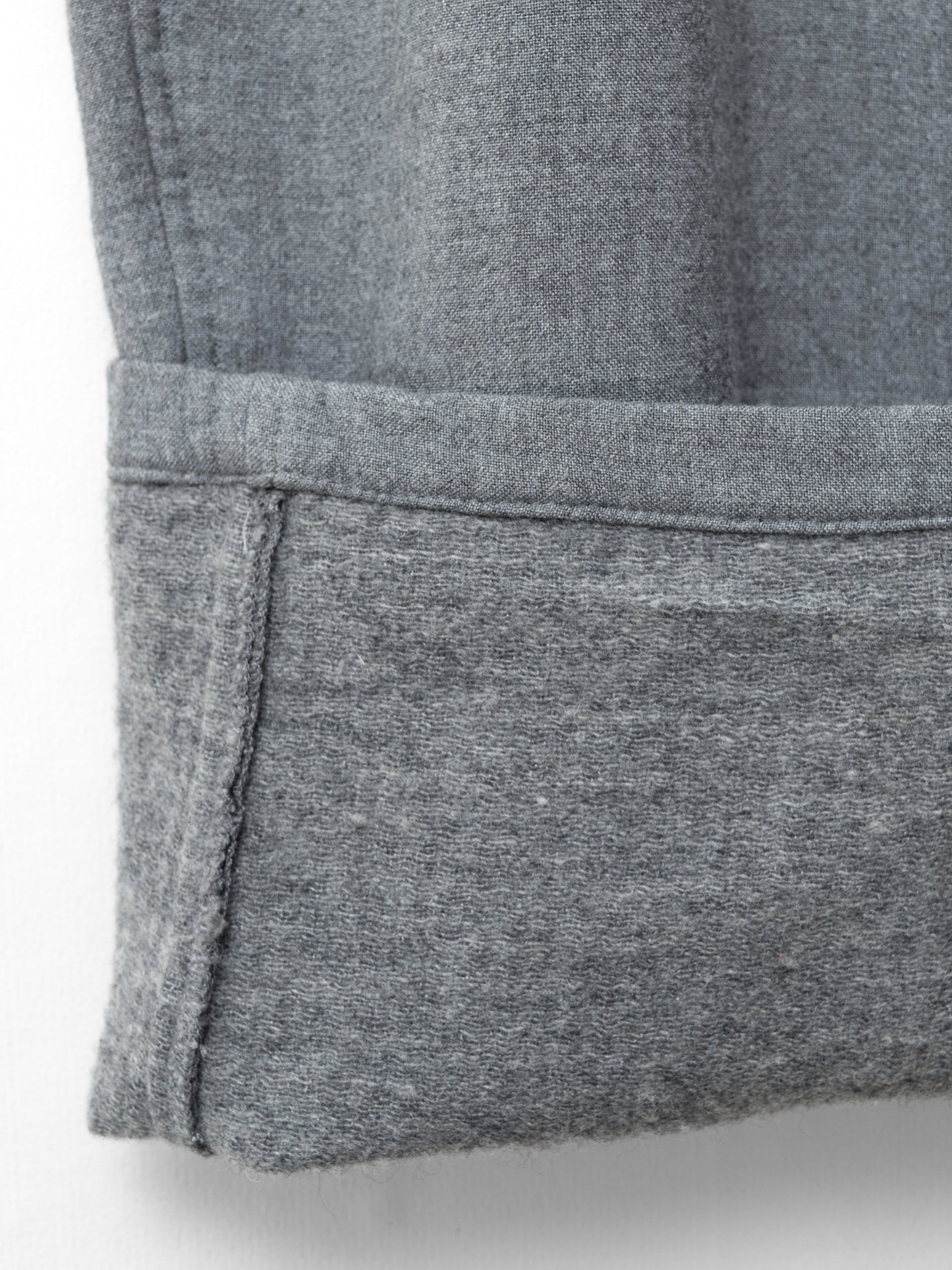 brushed back trousers grey ∙ wool rayon nylon ∙ medium