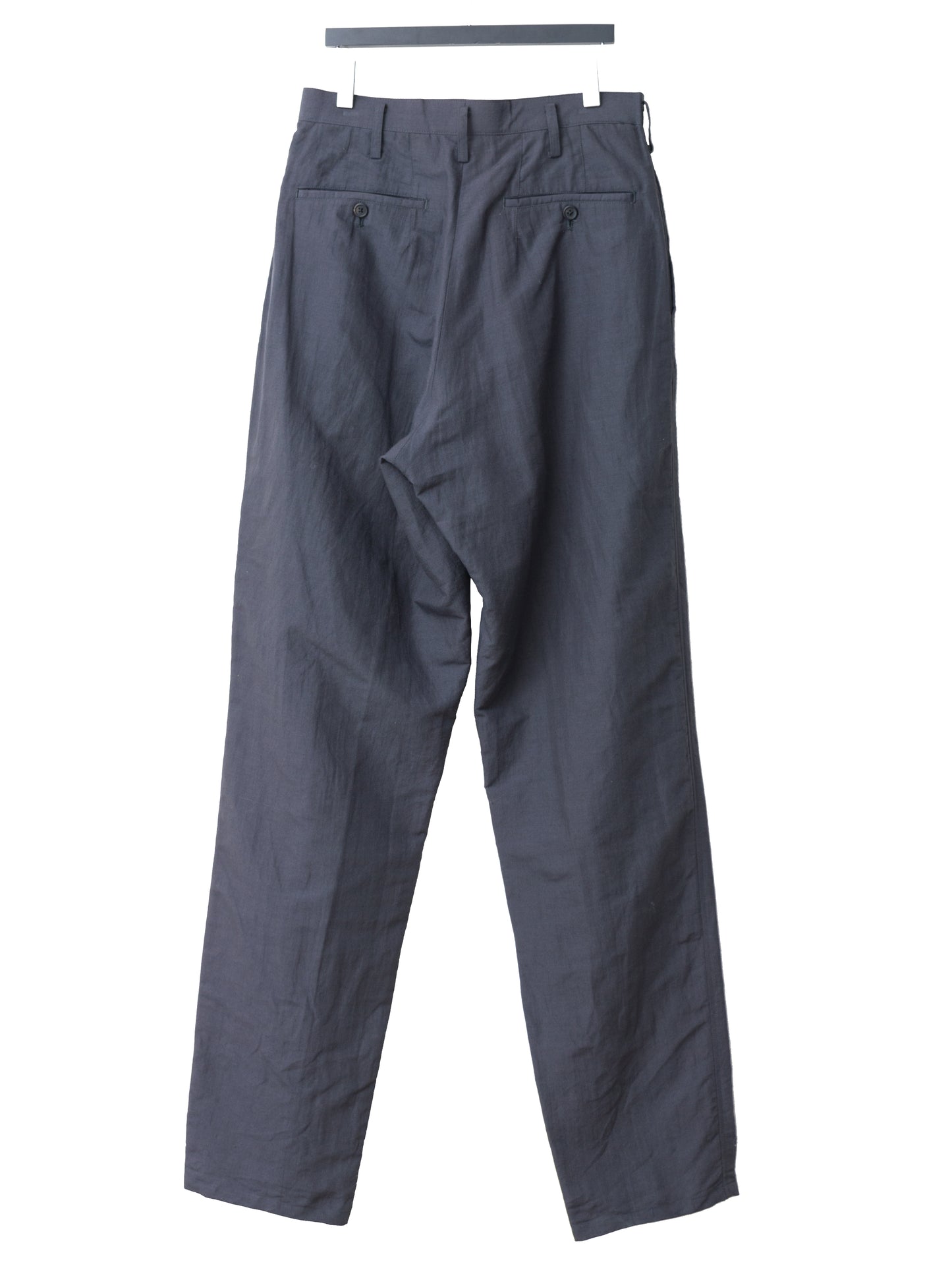 high waisted flat front trousers shadow ∙ linen nylon ∙ small