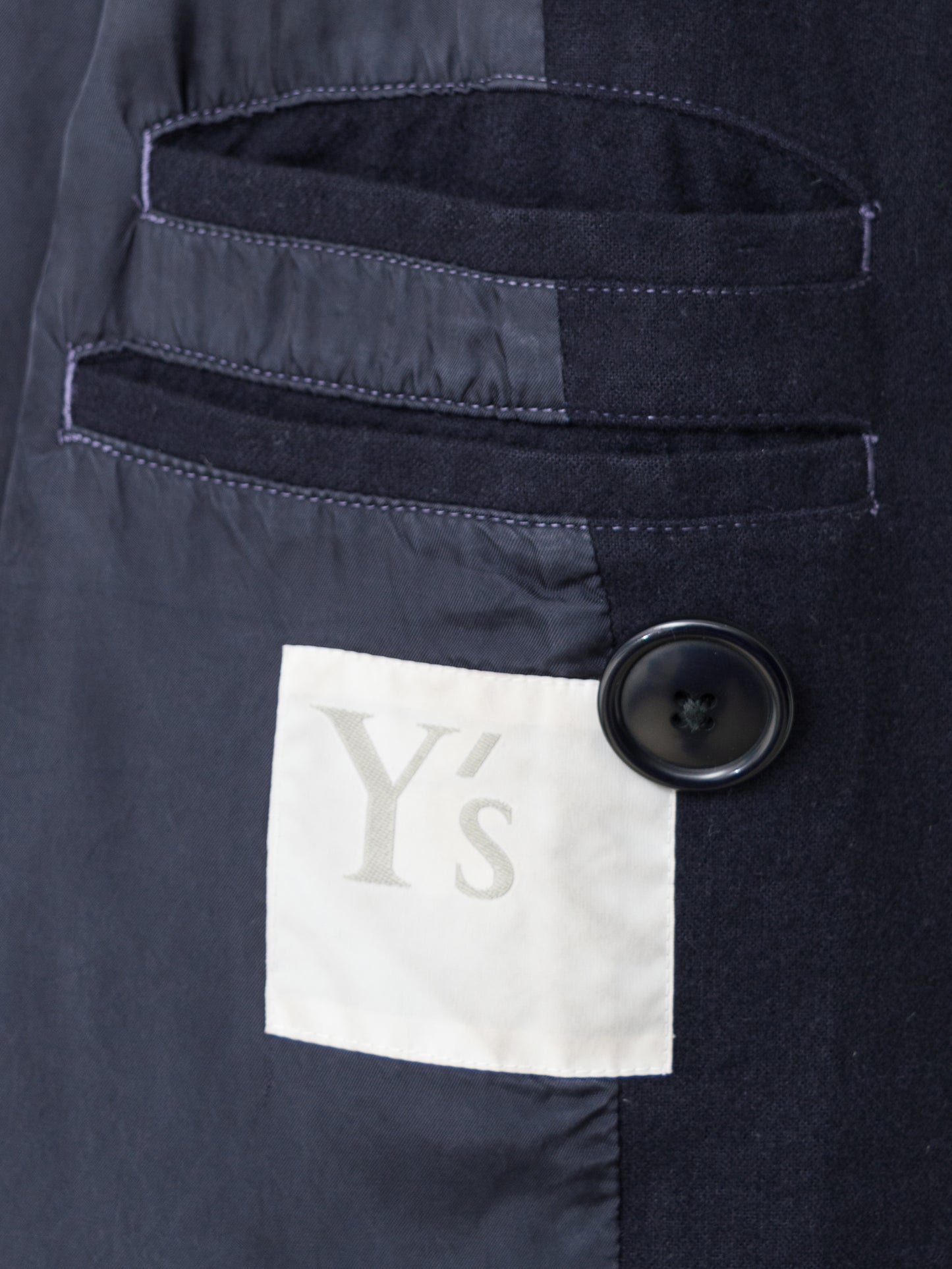 a/w 09 garment dyed military toggle jacket navy ∙ wool nylon ∙ medium