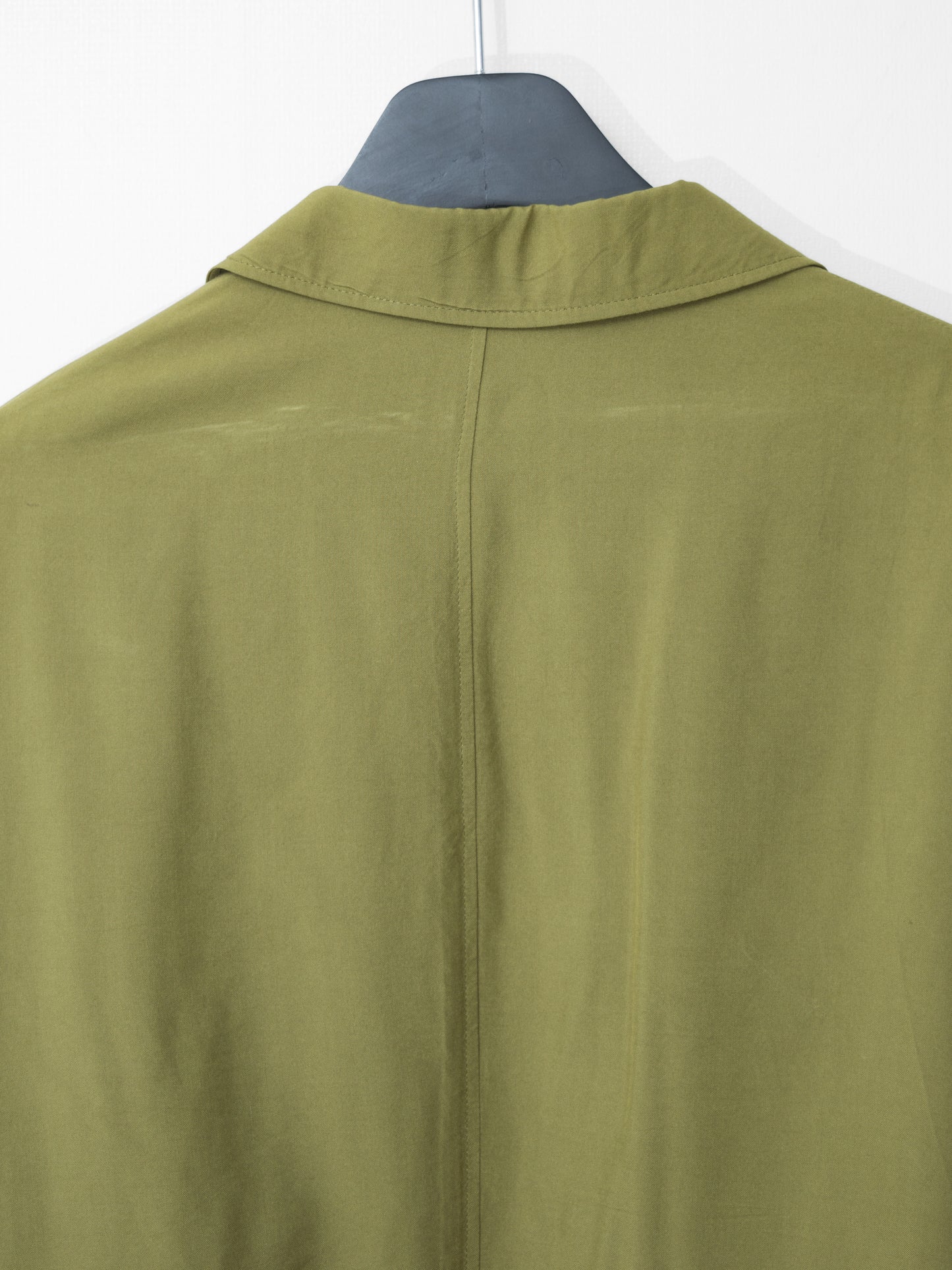 patch pocket tailored jacket gold moss ∙ silk ∙ large