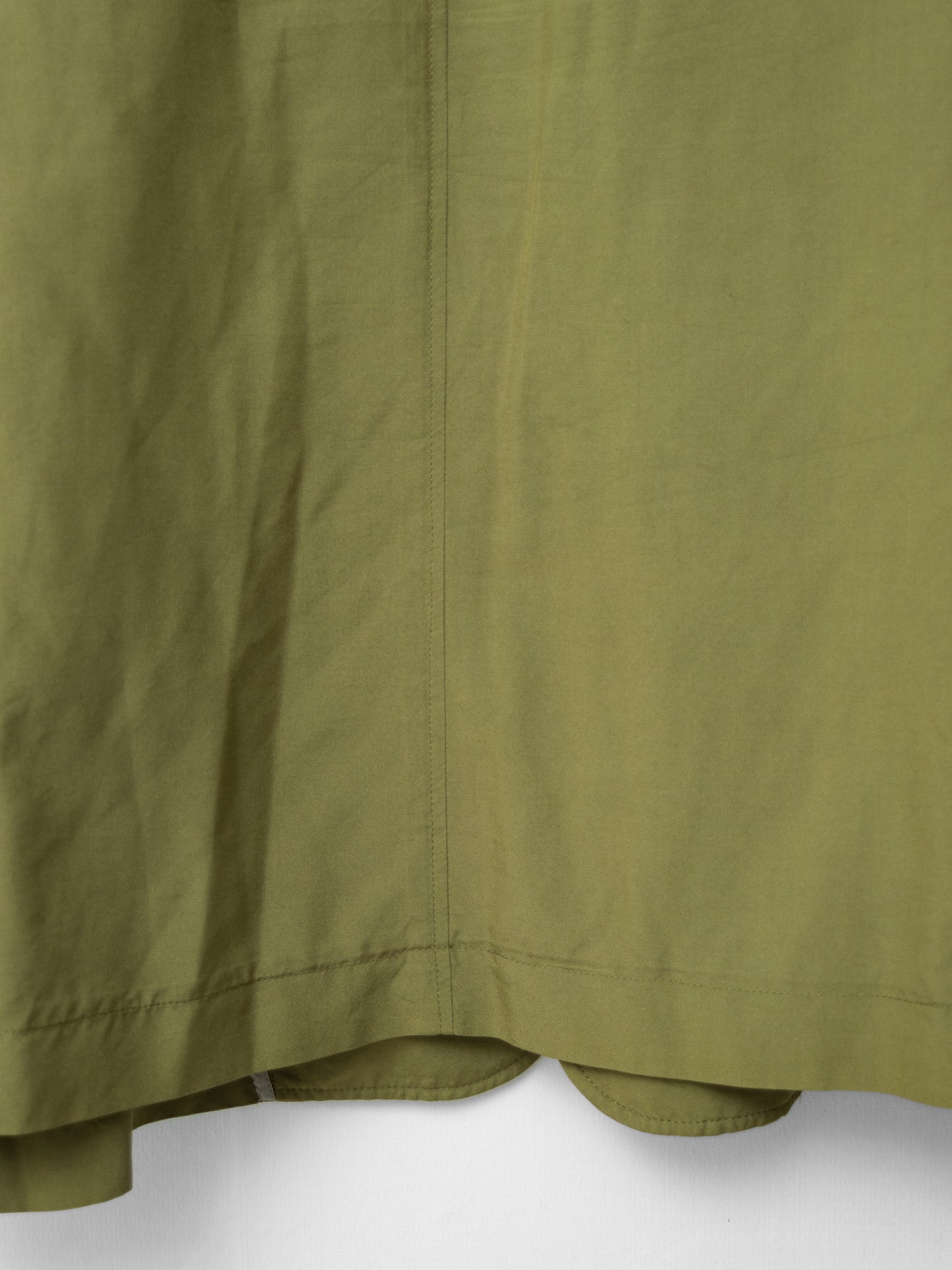 patch pocket tailored jacket gold moss ∙ silk ∙ large