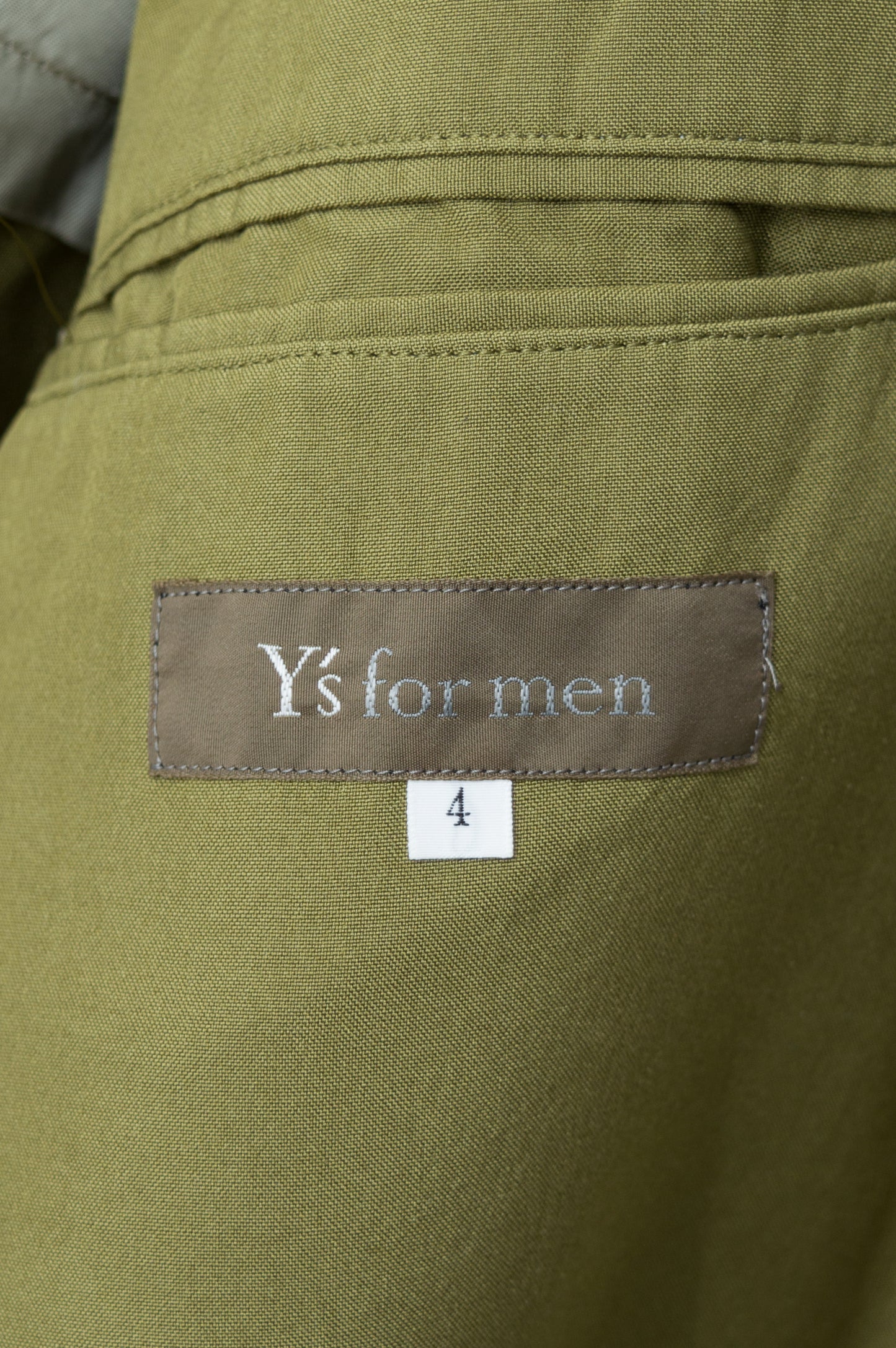 patch pocket tailored jacket gold moss ∙ silk ∙ large