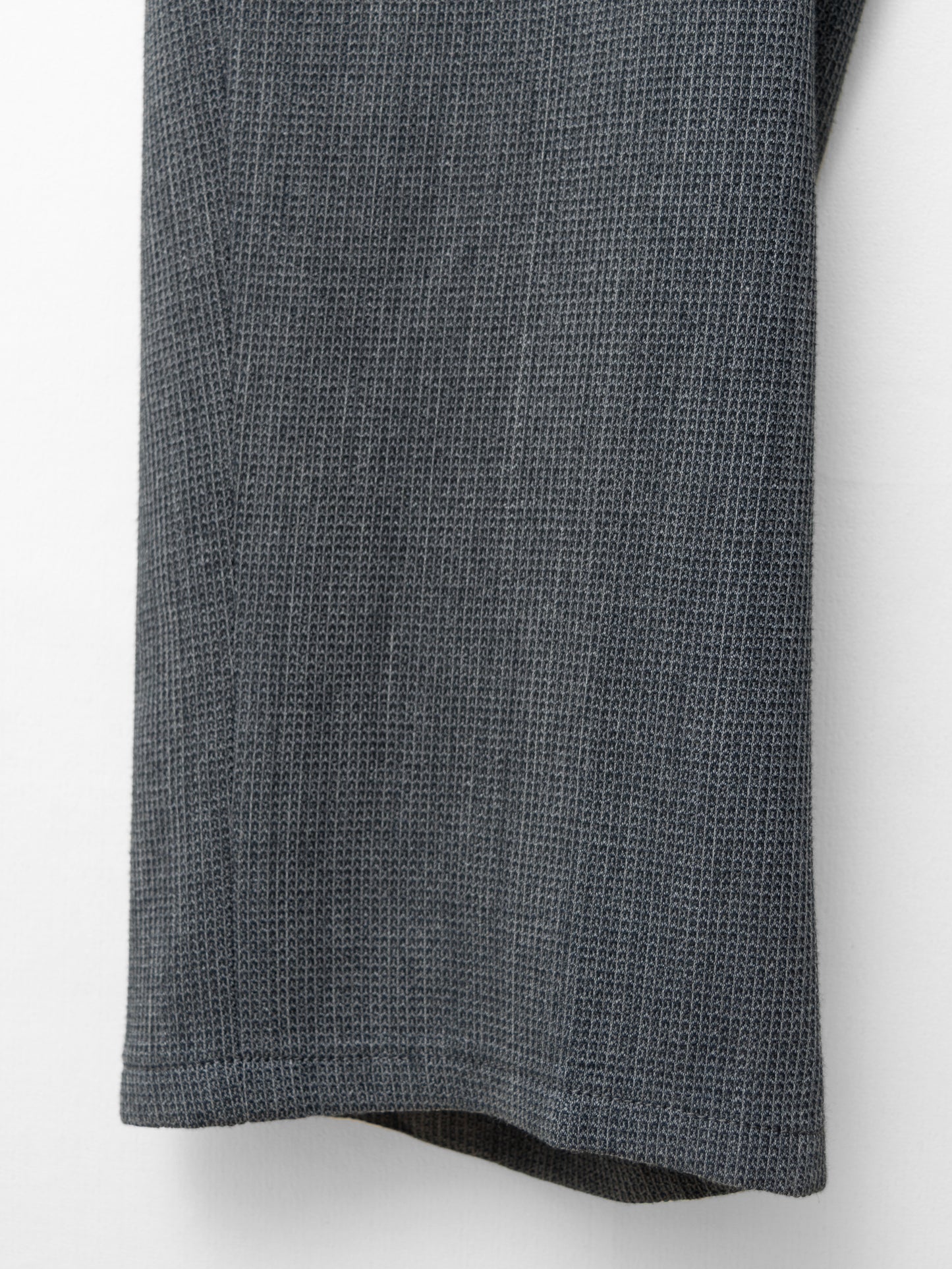 knit double pleat trousers grey ∙ wool cotton rayon ∙ large