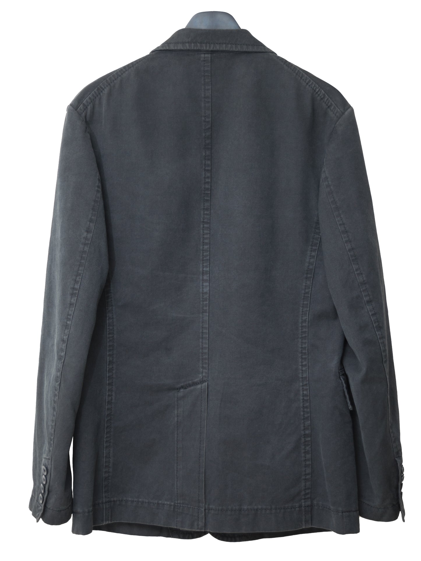 pigment dyed convertible tailored jacket dust grey ∙ cotton ∙ small