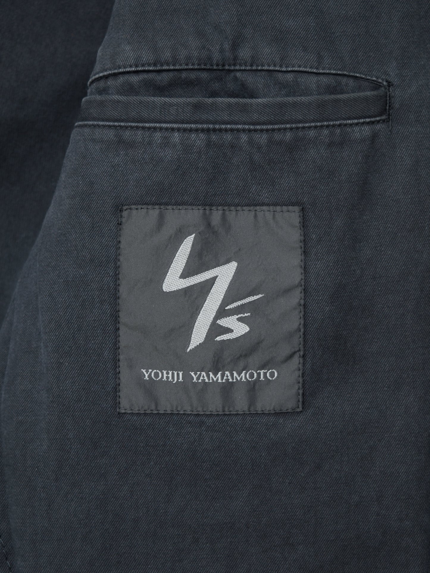 pigment dyed convertible tailored jacket dust grey ∙ cotton ∙ small