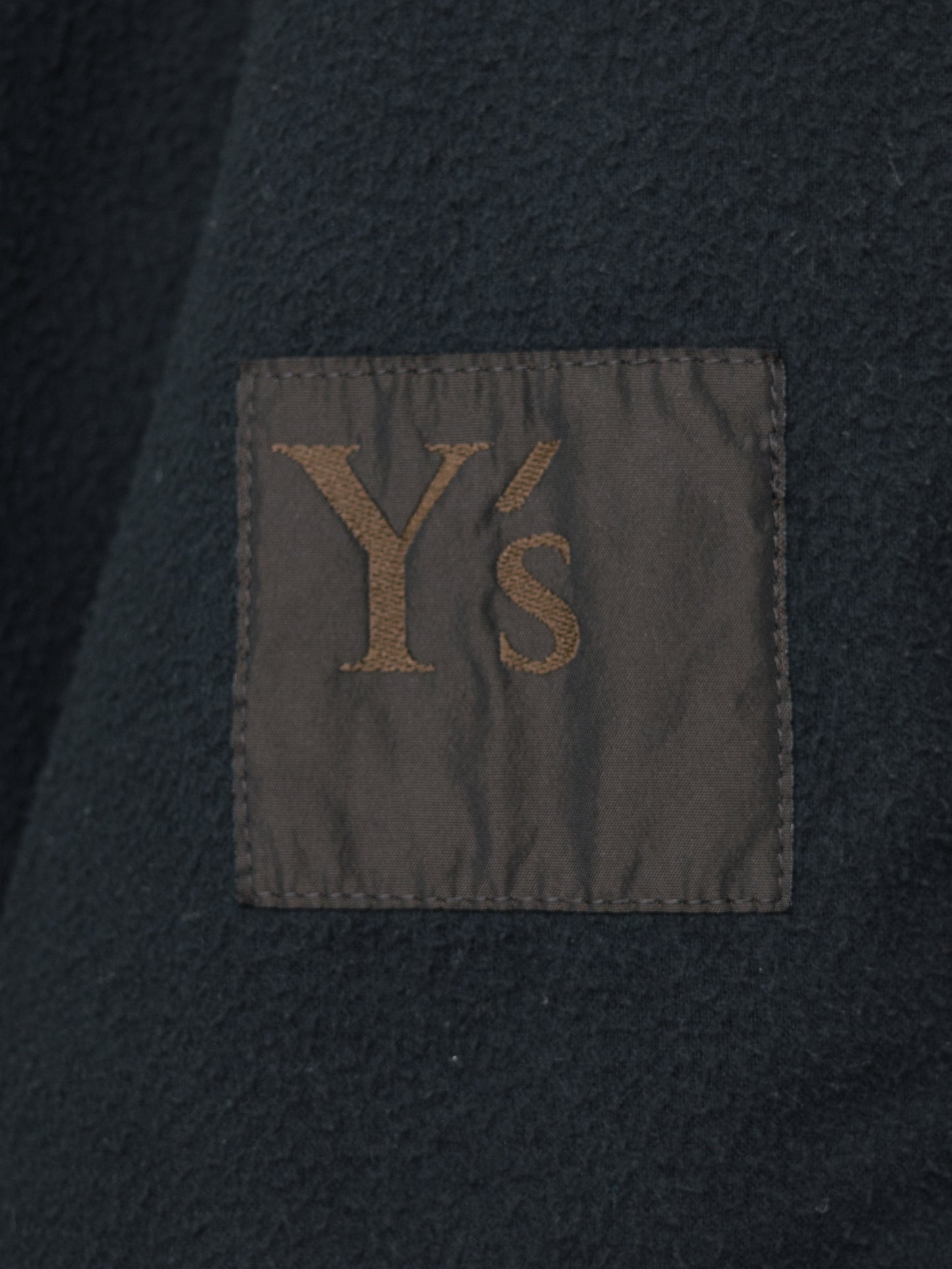 a/w 07 belted shooter coat black ∙ wool nylon ∙ xsmall