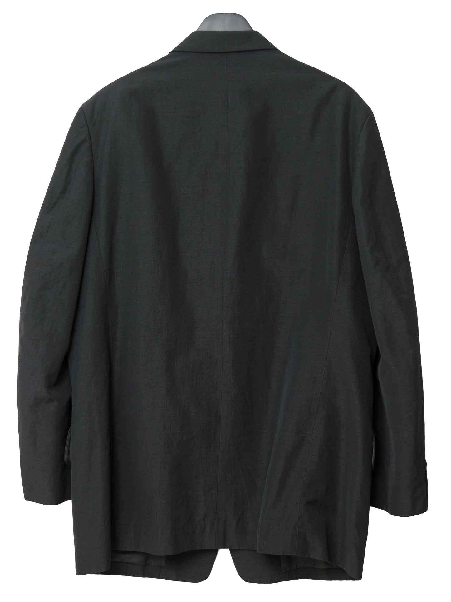 tailored jacket black ∙ wool linen ∙ large