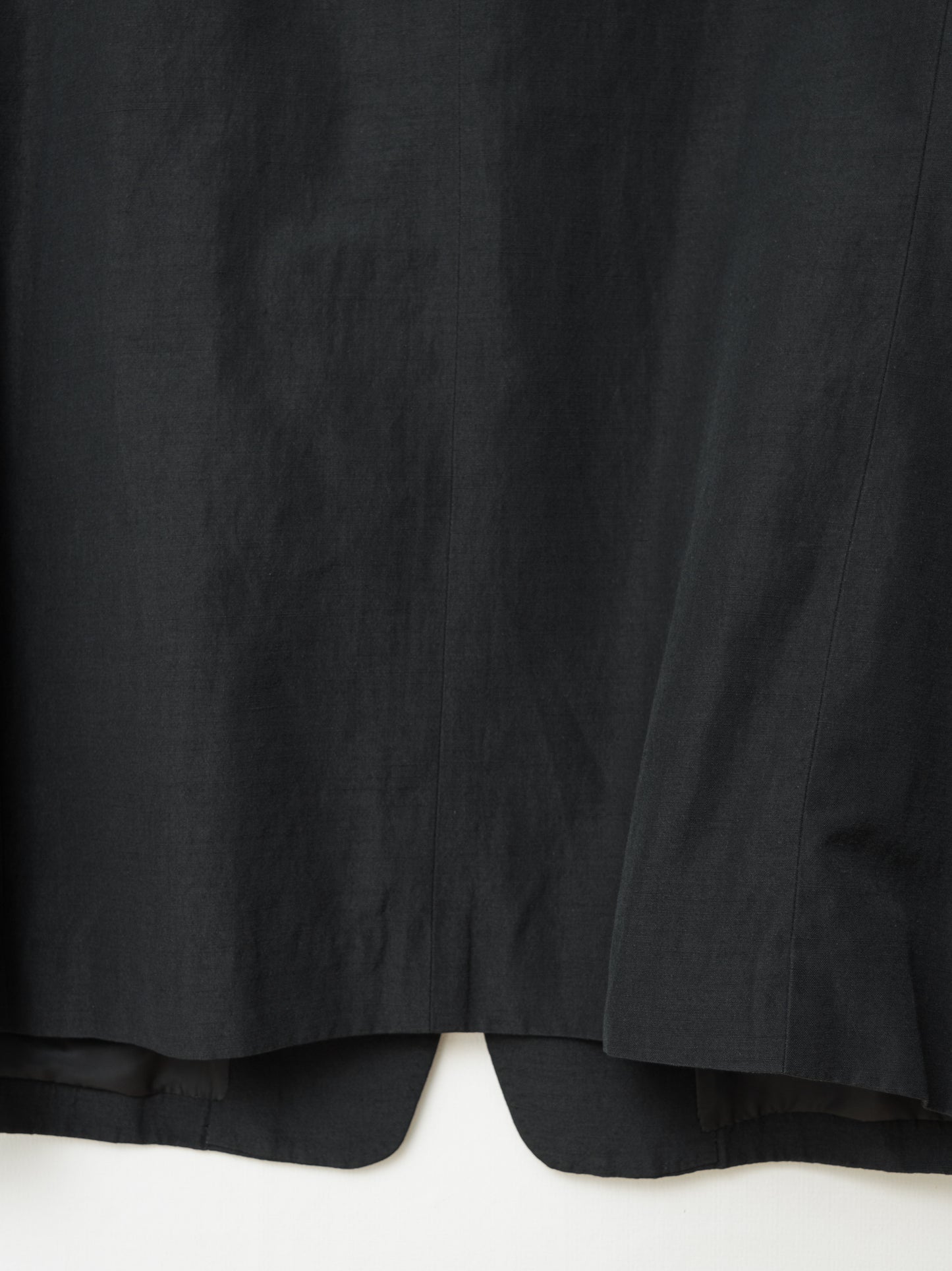 tailored jacket black ∙ wool linen ∙ large