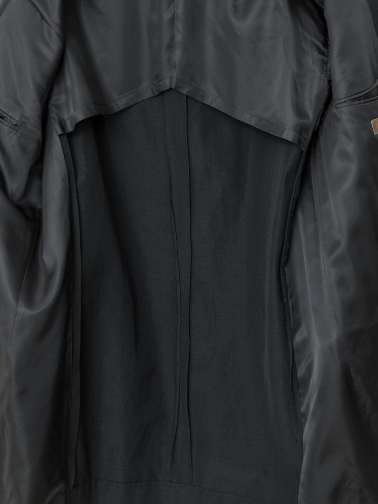 tailored jacket black ∙ wool linen ∙ large