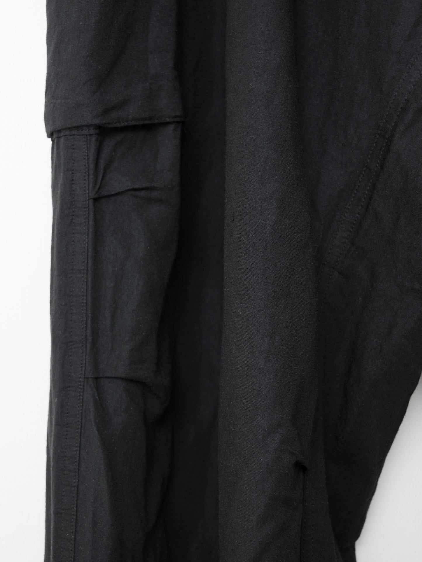 m-65 pants black ∙ rayon ramie ∙ medium