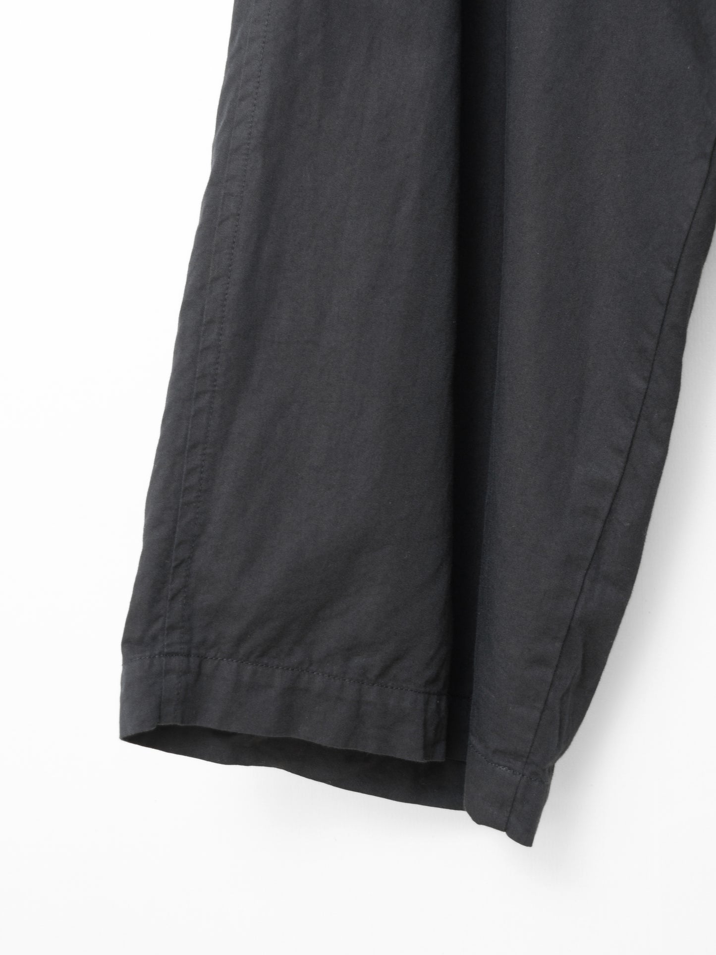 s/s 09 garment dyed contrast panel sarouel pants black ∙ cotton rayon ∙ medium