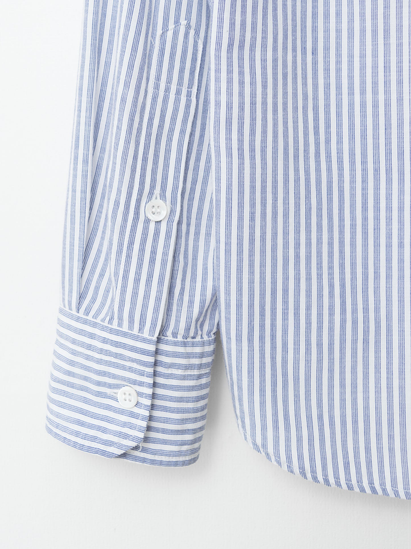 fitted shirt coastal stripe ∙ rayon cotton ∙ small