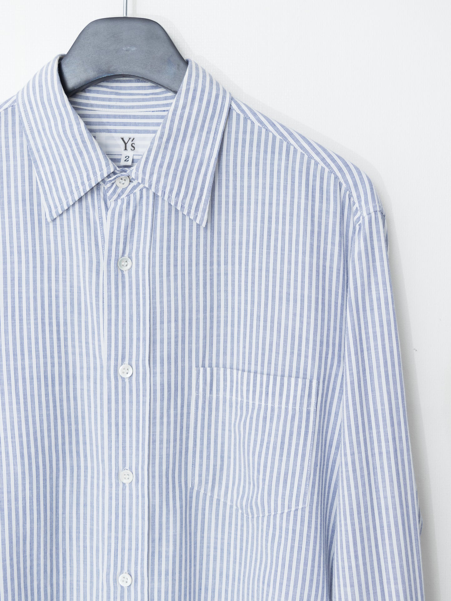 fitted shirt coastal stripe ∙ rayon cotton ∙ small