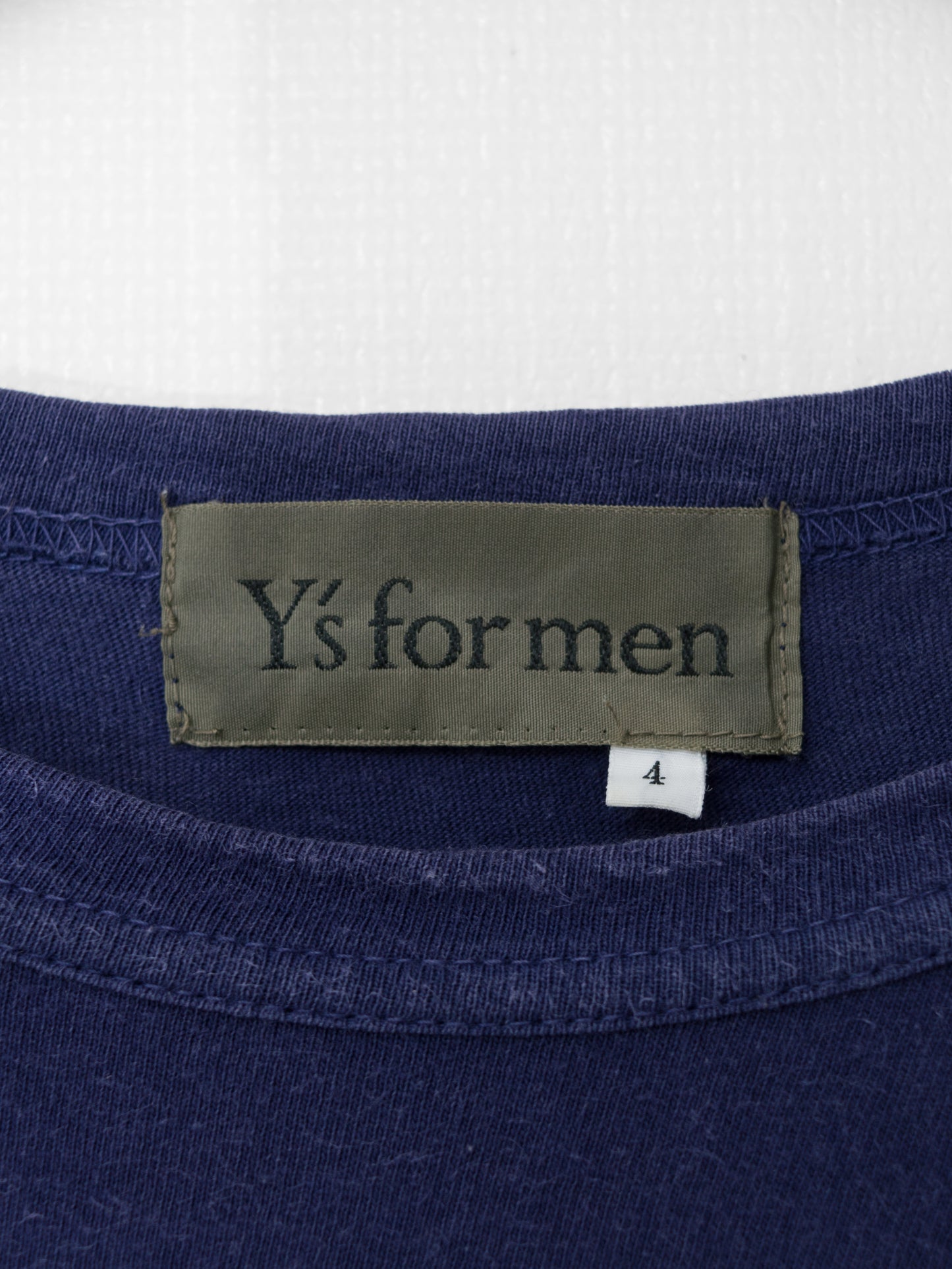 garment dyed tee aged blue ∙ cotton ∙ large