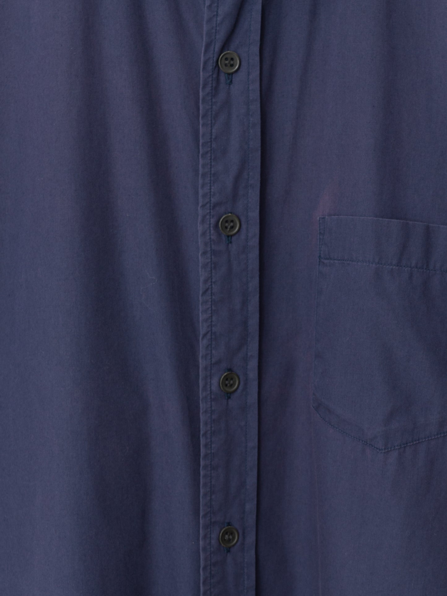 s/s 09 short sleeve shirt fade blue ∙ cotton silk ∙ large