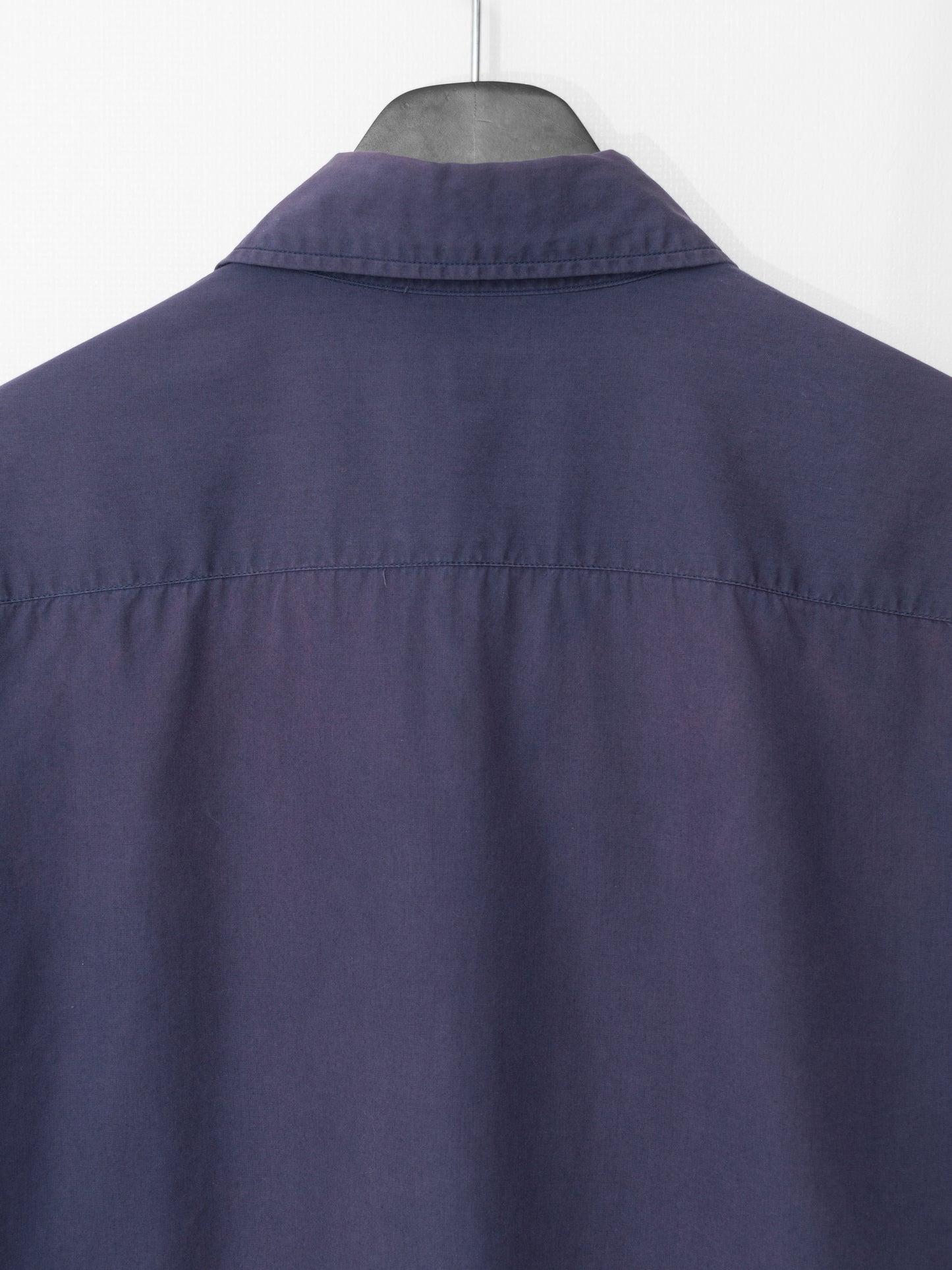 s/s 09 short sleeve shirt fade blue ∙ cotton silk ∙ large