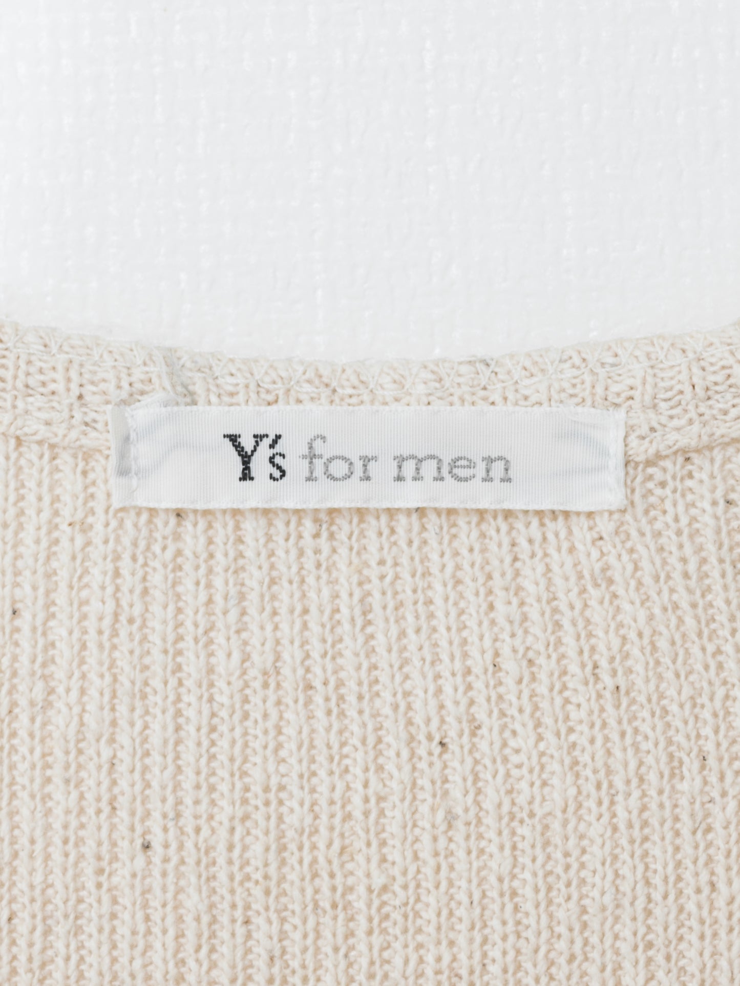 relaxed singlet ivory ∙ raw silk ∙ one size