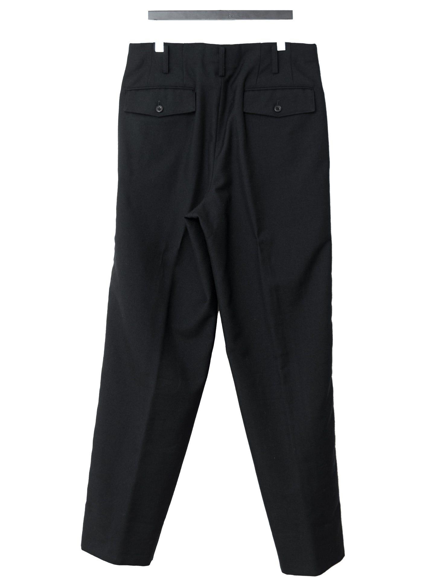side stripe trousers black ∙ heavy wool gabardine ∙ medium